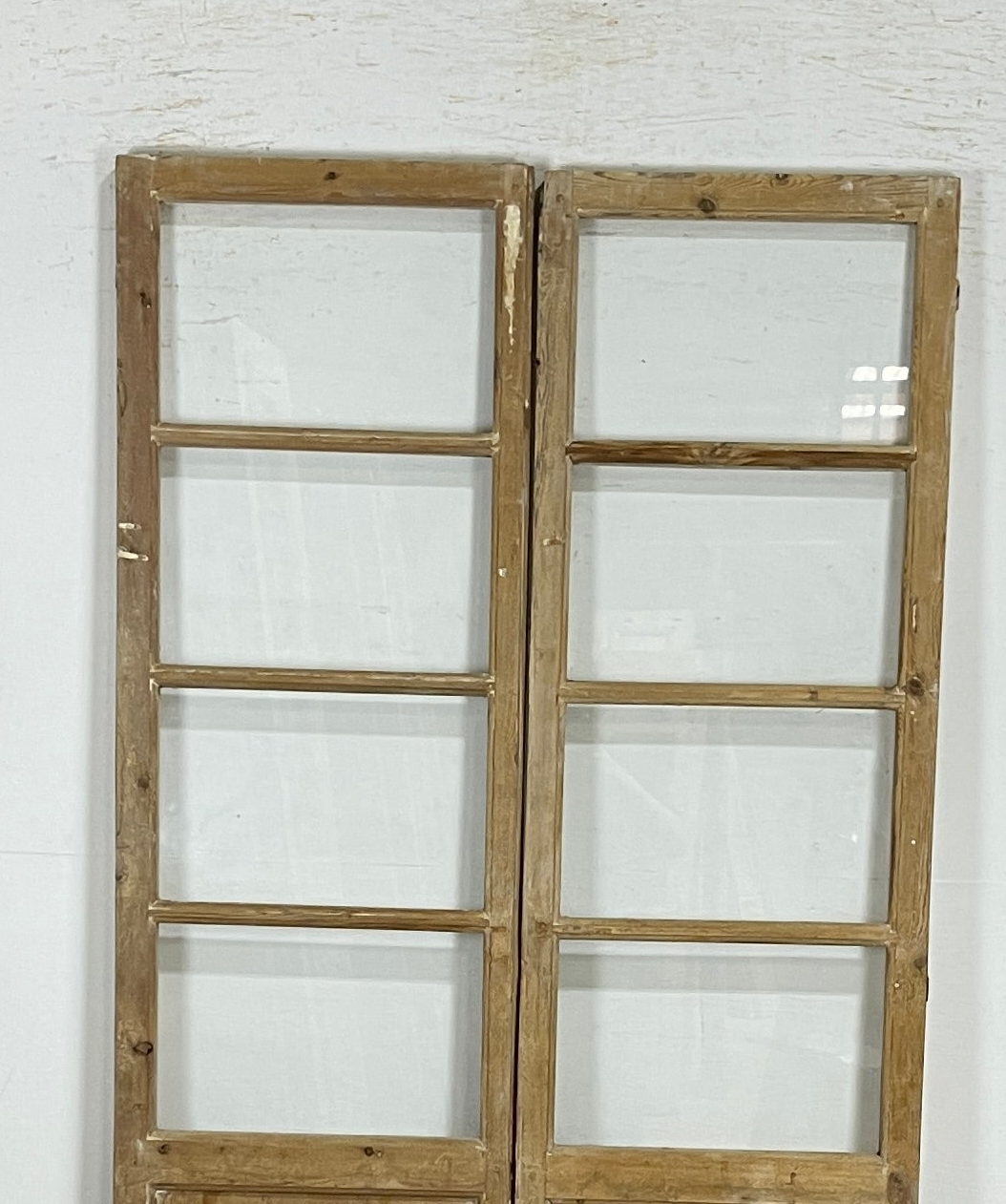 Antique French panel doors with Glass (85x44) P170
