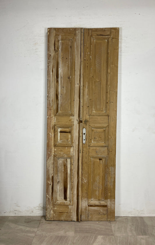 Antique French panel Doors  (99 x 36)  N139
