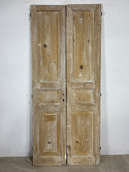 Antique French panel Doors (95x40.5) O199