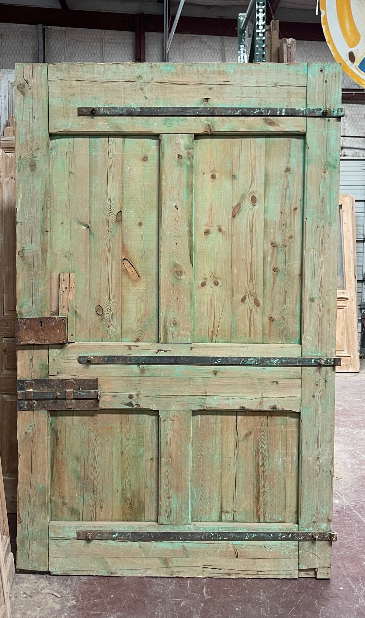 Antique French panel door  (100x62.5) O500