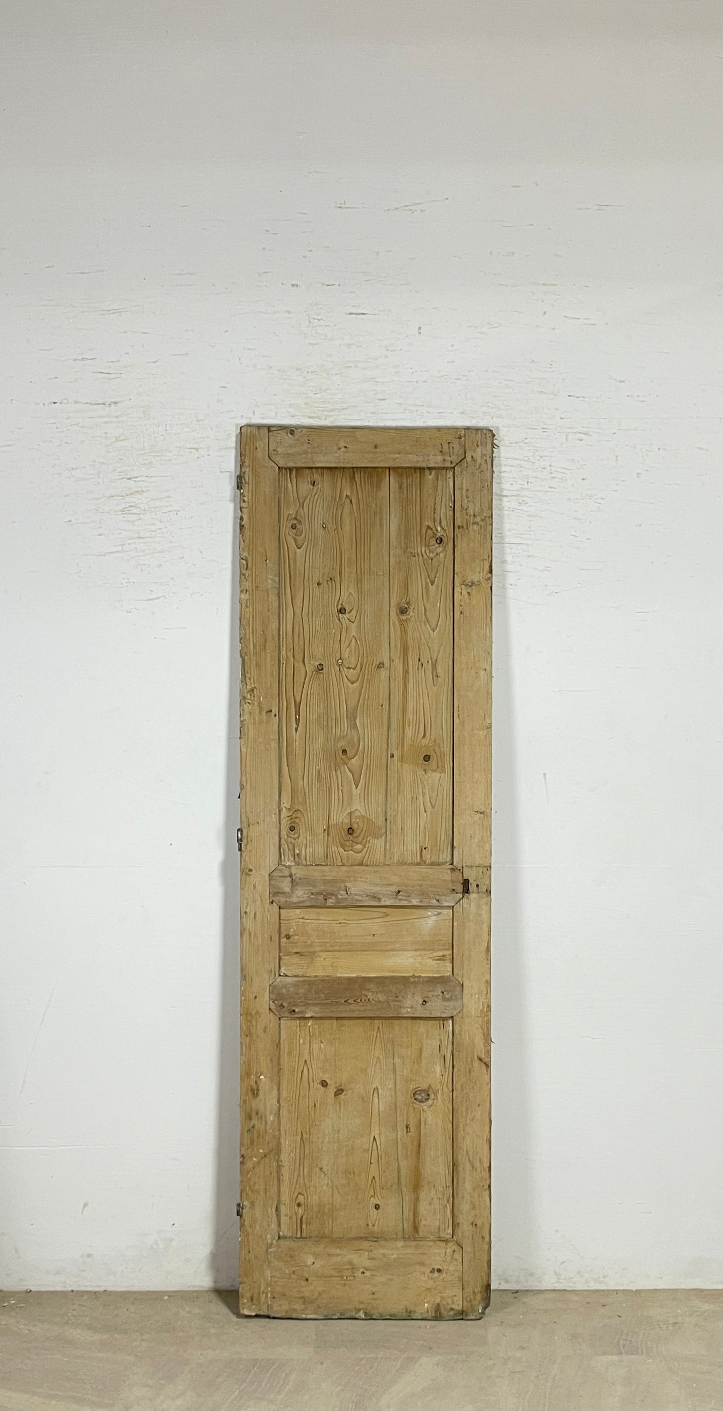 Antique French panel single door wood (95x27) P210