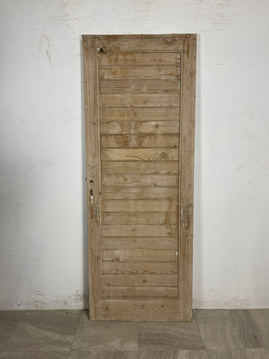 Antique French Panel Door   (84 x 31.75) N217