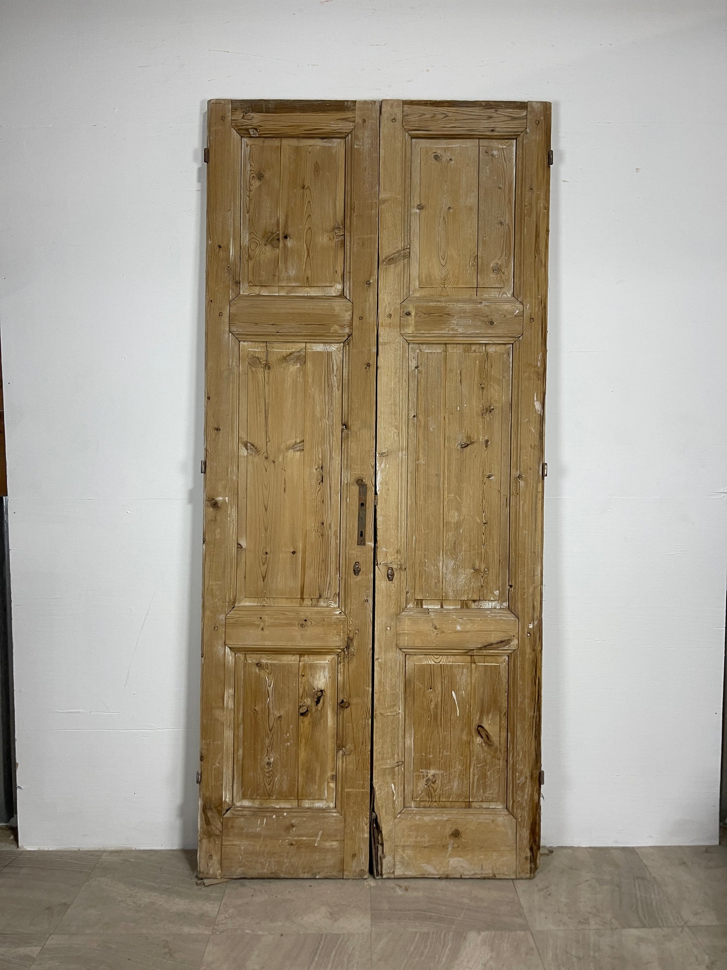 Antique French panel doors with Carvings   (98 x 43.25)     O8
