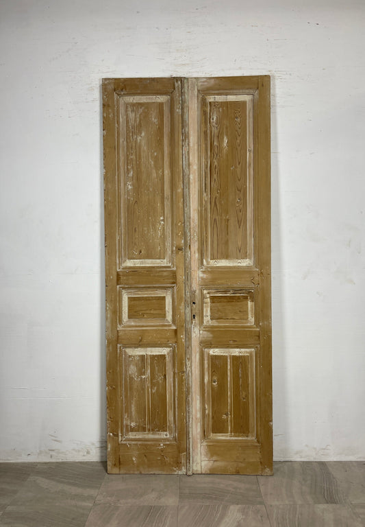 Antique French panel Doors   (94 x 39.75)  N096
