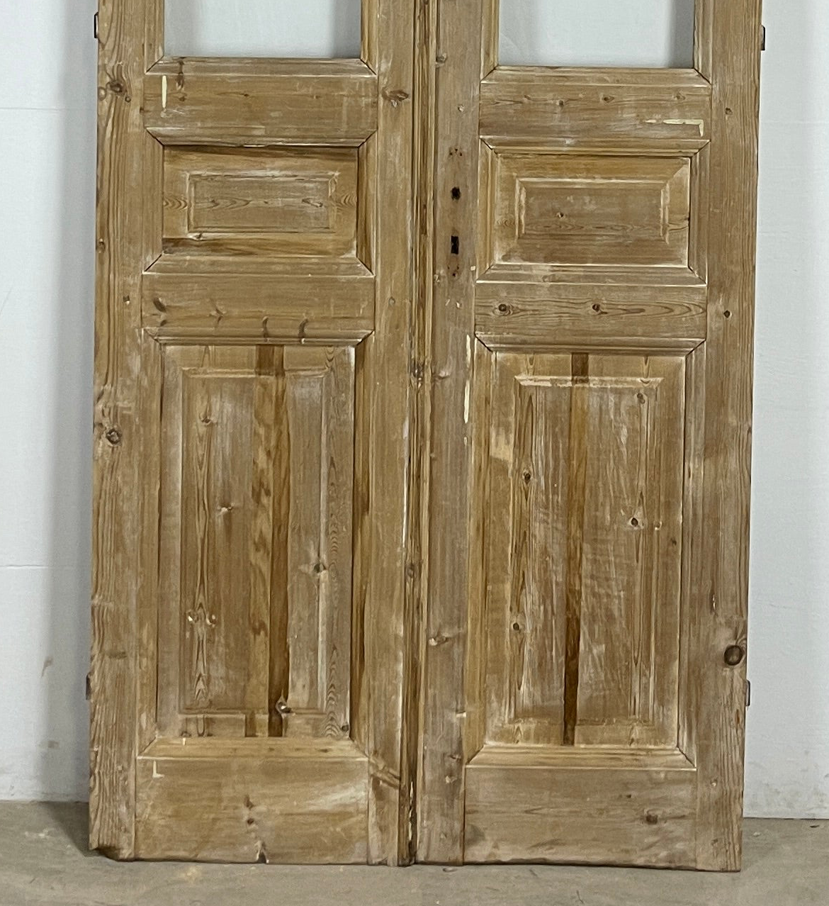 Antique French panel doors with Glass (101x42) P144