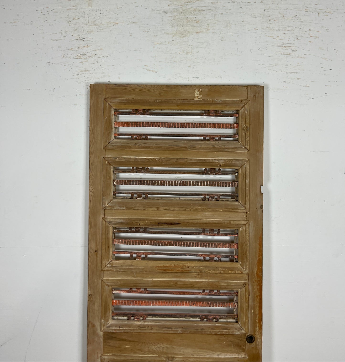 Antique French panel doors with Metal (80x33.75) P81