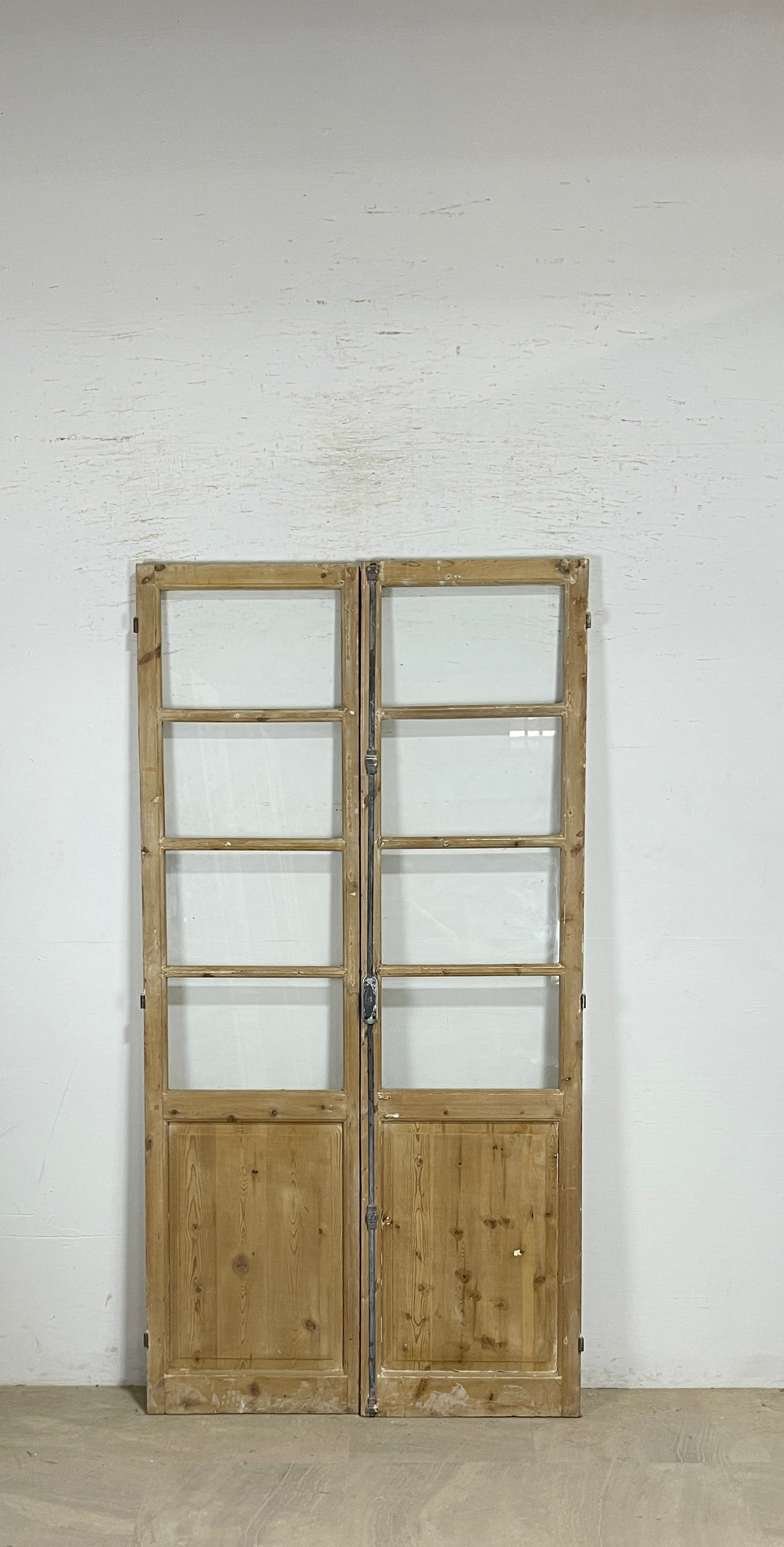 Antique French panel doors with Glass (85x44) P170