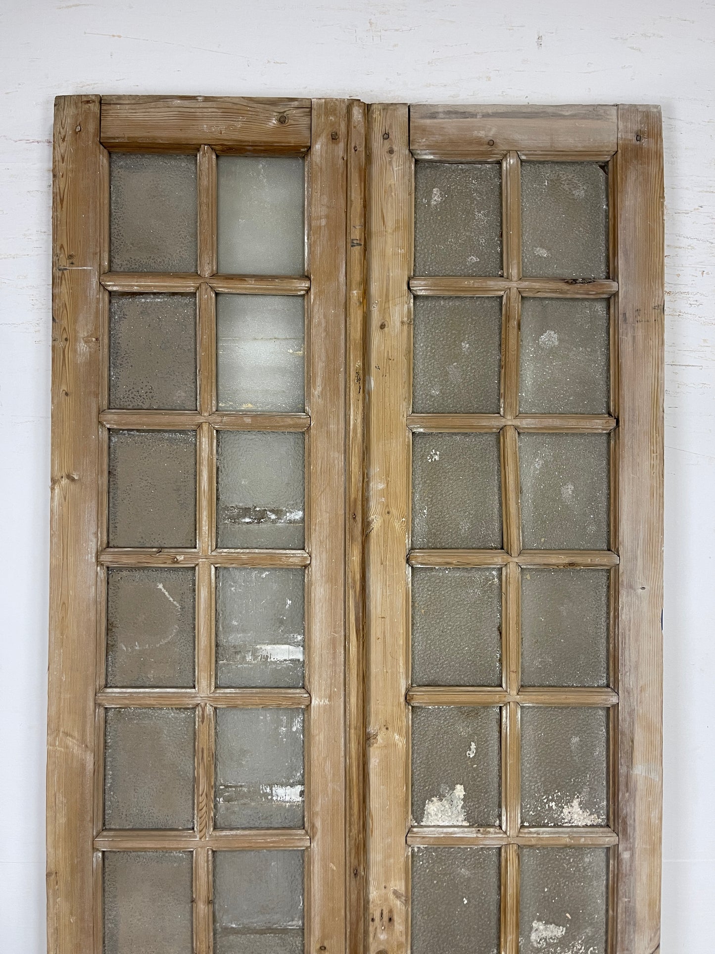 Antique French panel doors with Glass (99.75x39.5) O294