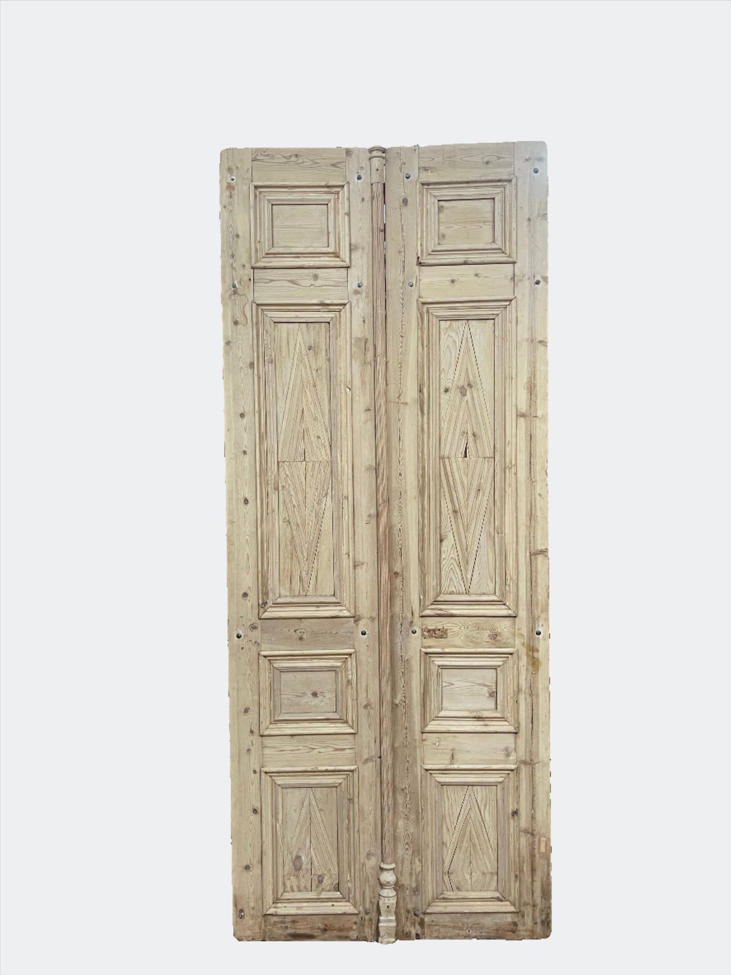 Antique  French Panel Door with Carving  (131x53.5)  E998