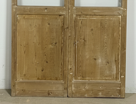 Antique French panel doors with Glass (87x44) P153