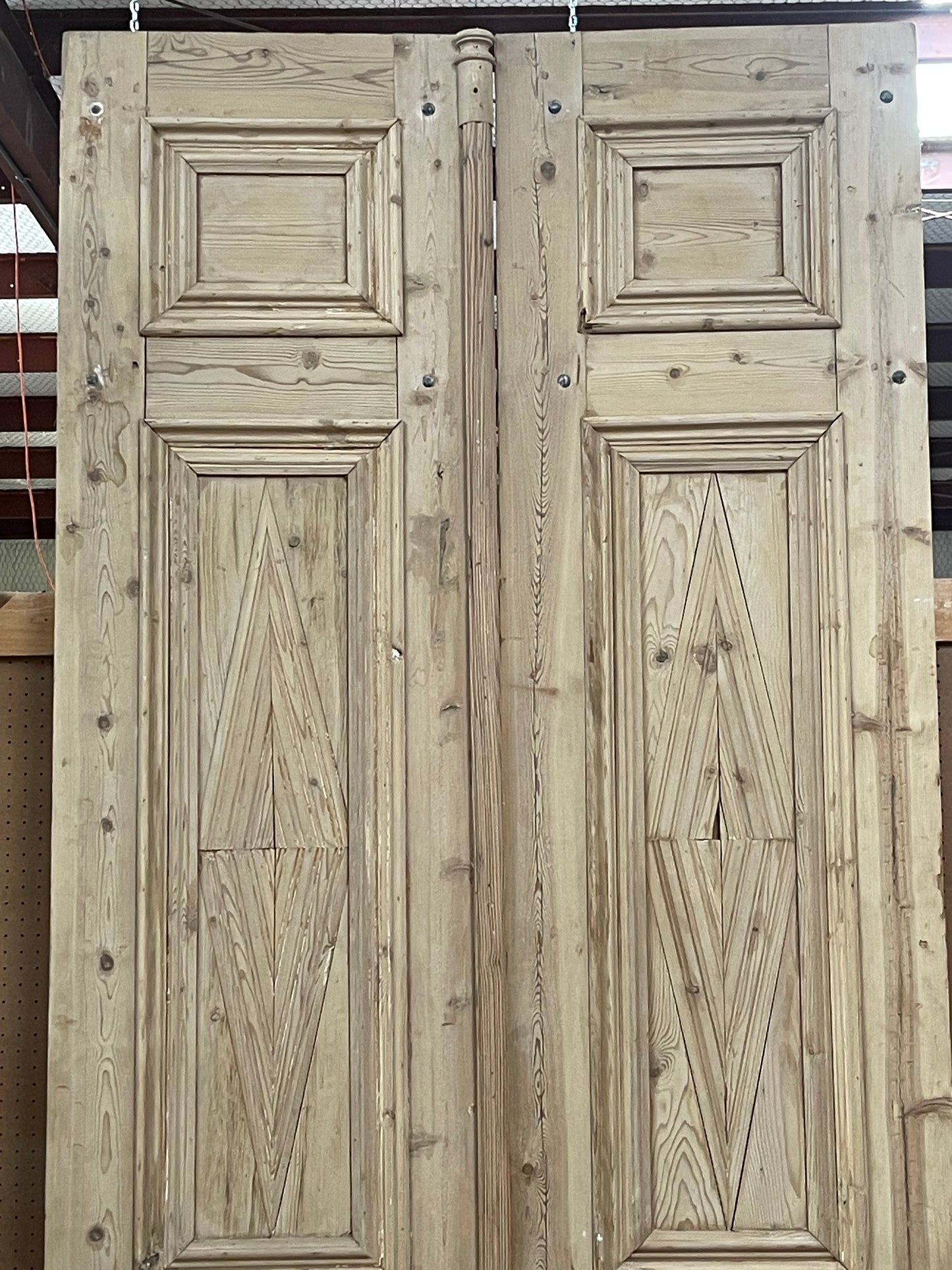 Antique  French Panel Door with Carving  (131x53.5)  E998