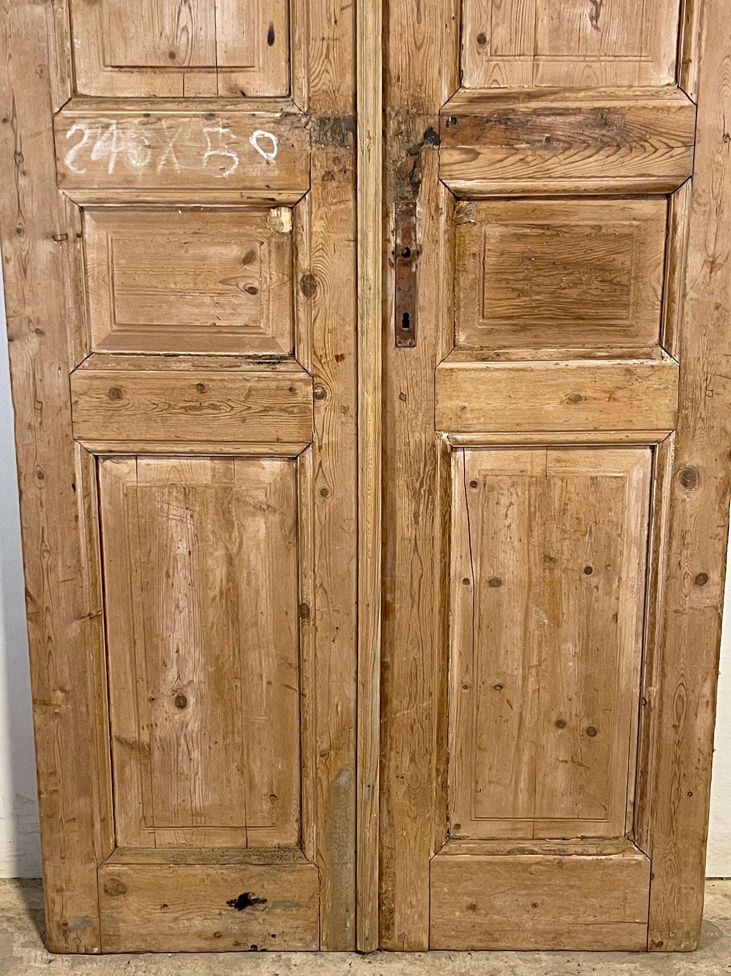 Antique French panel Doors (95.25x38.5) K721
