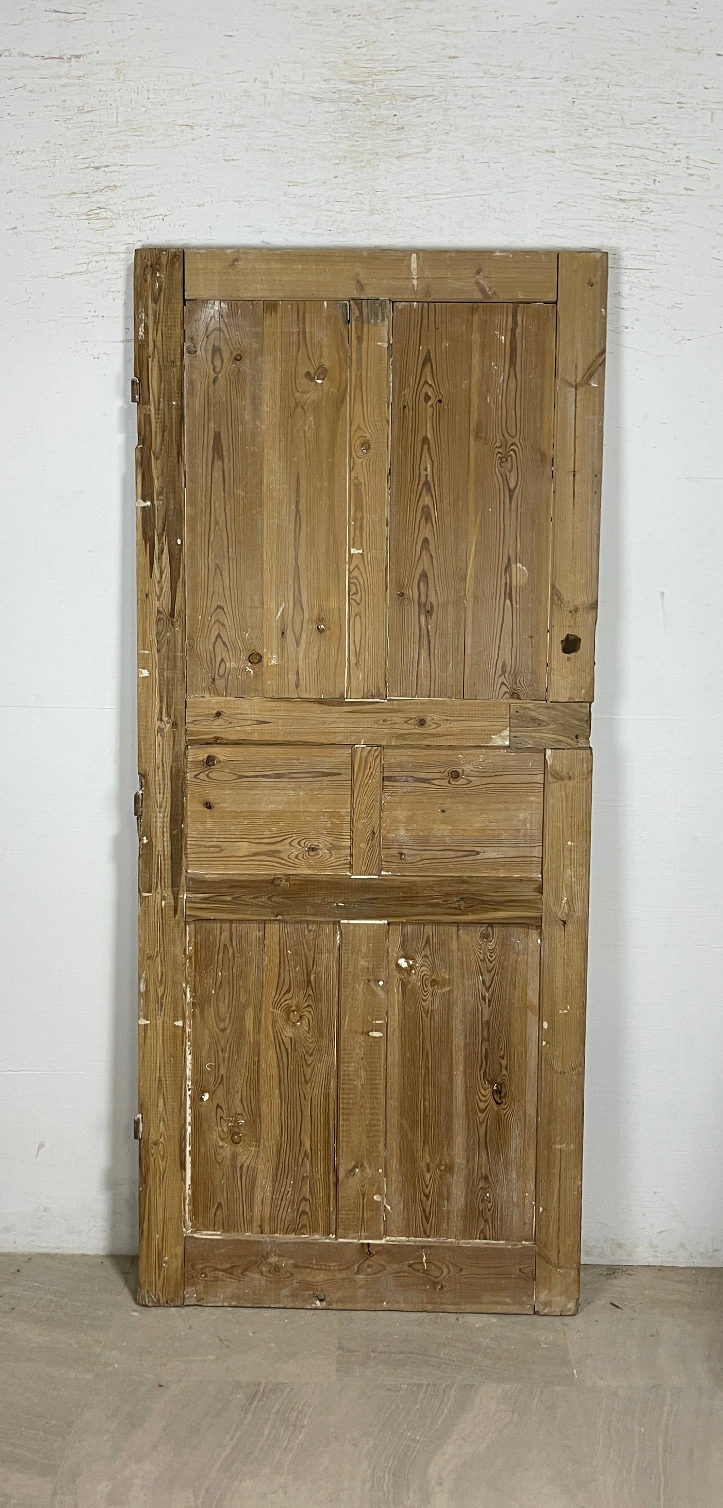 Antique French Carved single door wood (83.5x36) P222