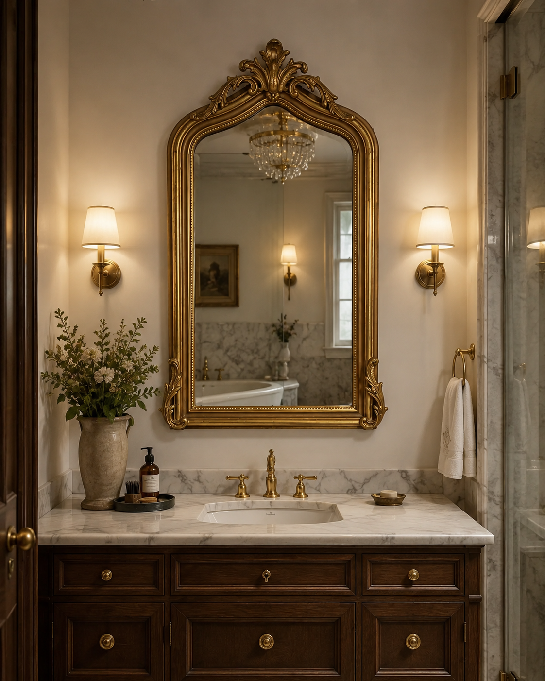 French inspired mirror (57 x 31) MP5
