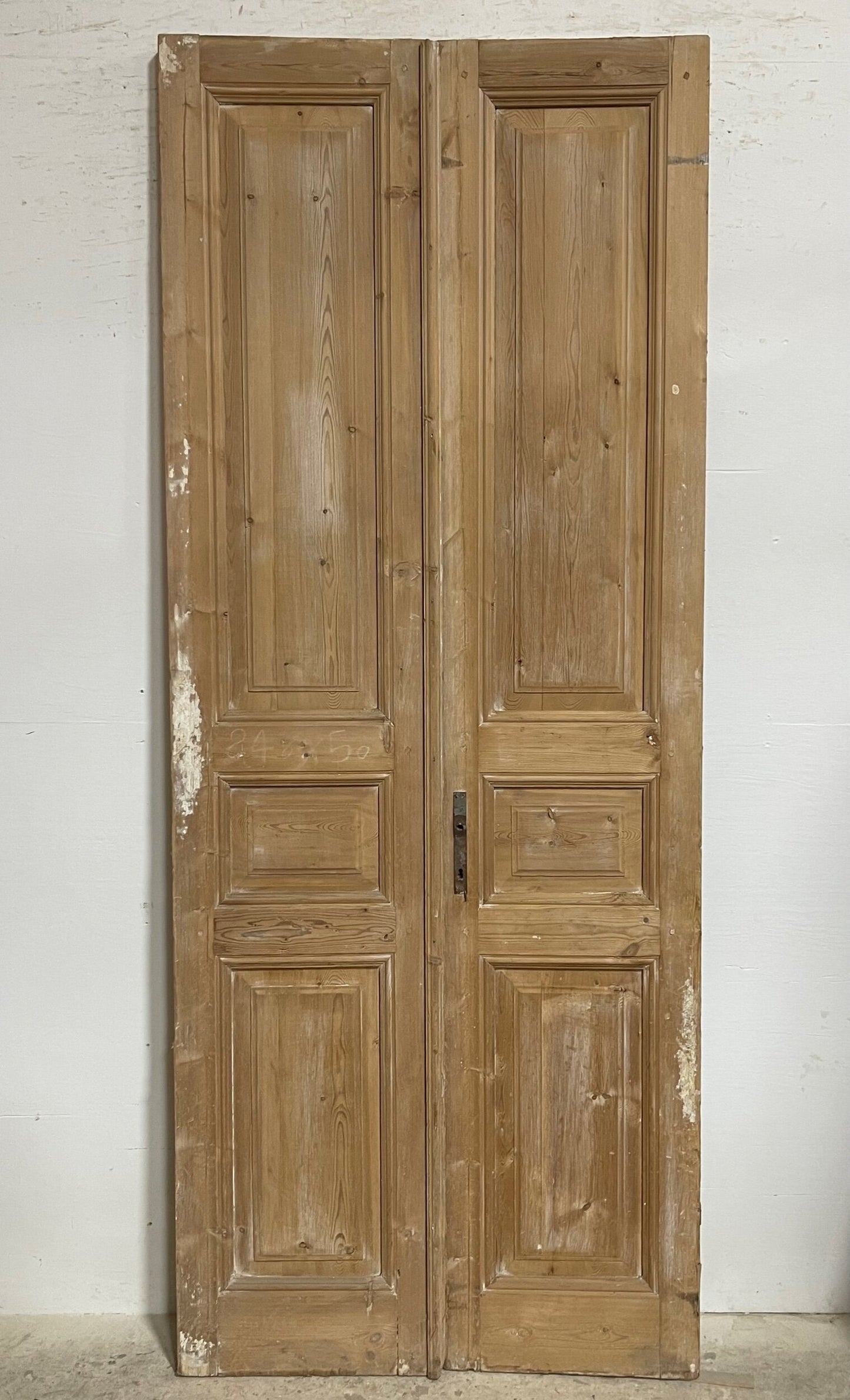 Antique French panel doors (96.75x39) I139