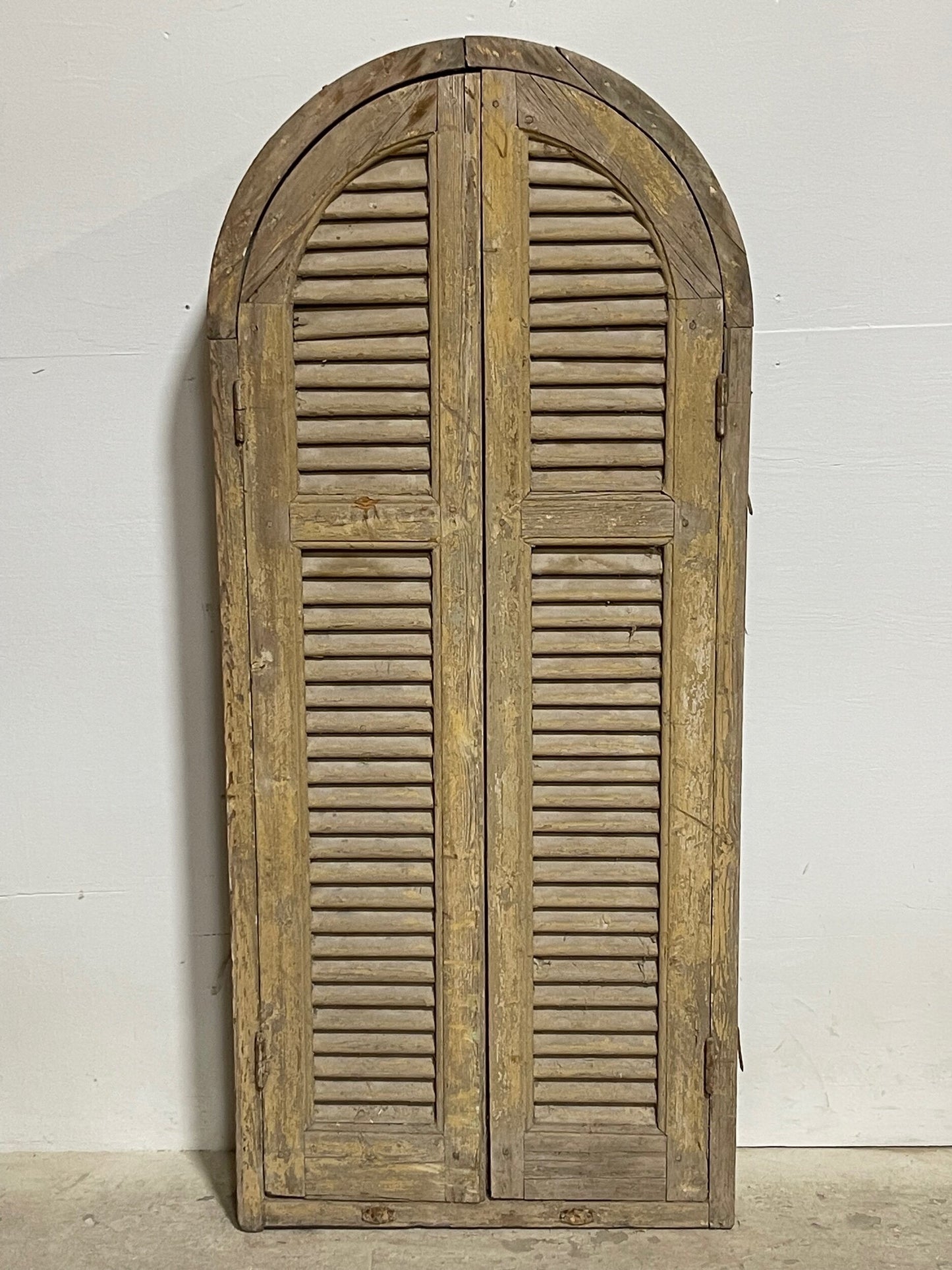 Antique French shutters (F 63x27.25) (S 59.75x24.25) I234