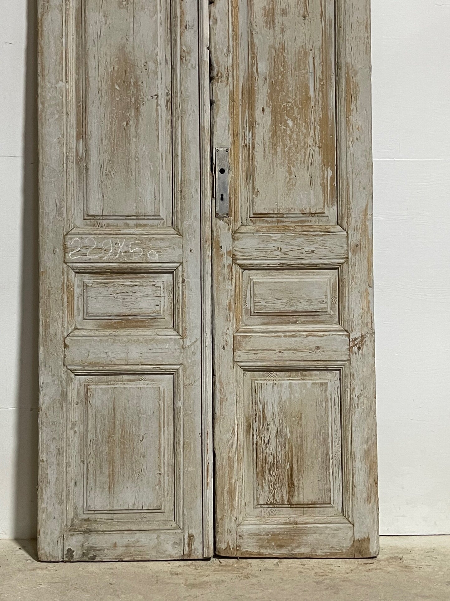 Antique French panel doors (90.75x39.75) I111