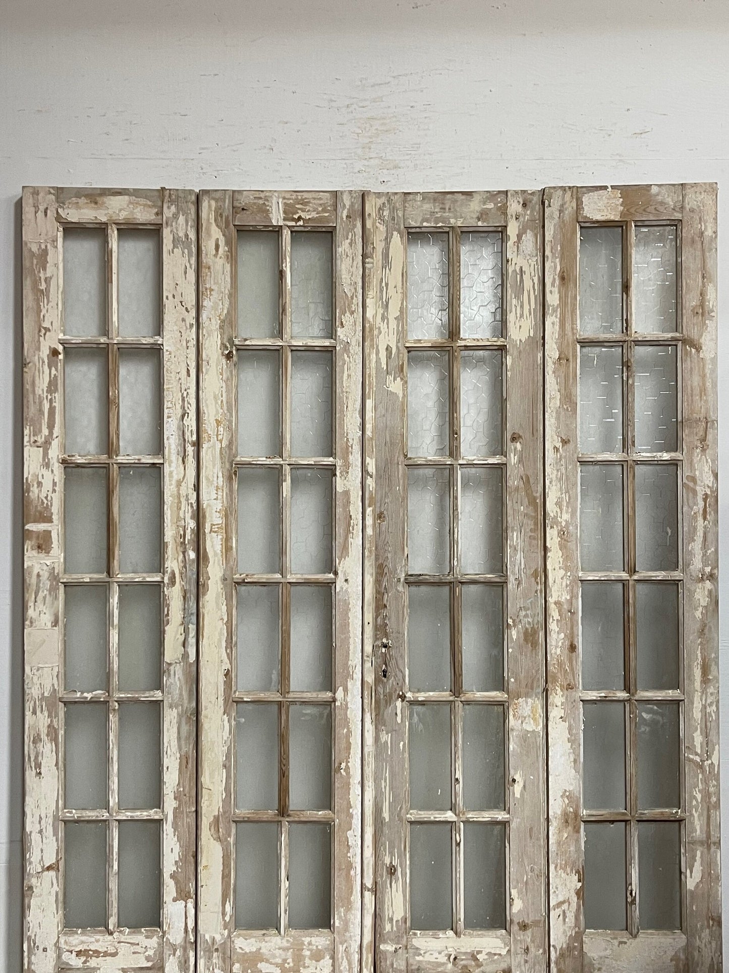 Antique French doors with glass (92.5x76) H0236s