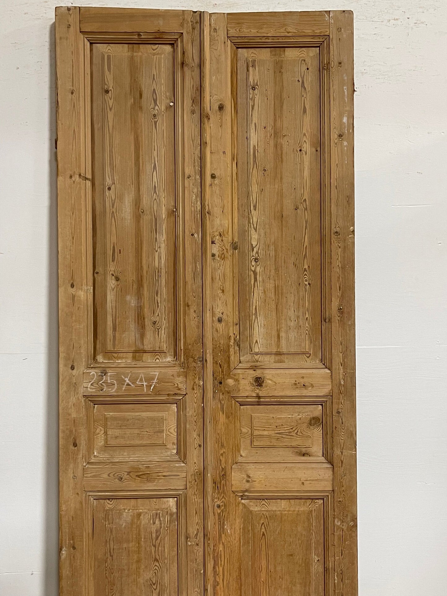 Antique French panel doors (92.25x38) I132