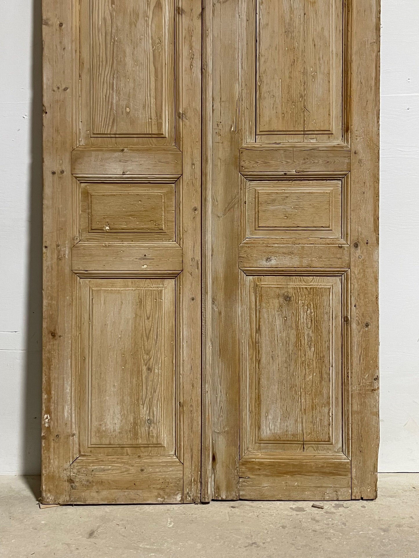 Antique French panel doors (93.25x39.5) I154