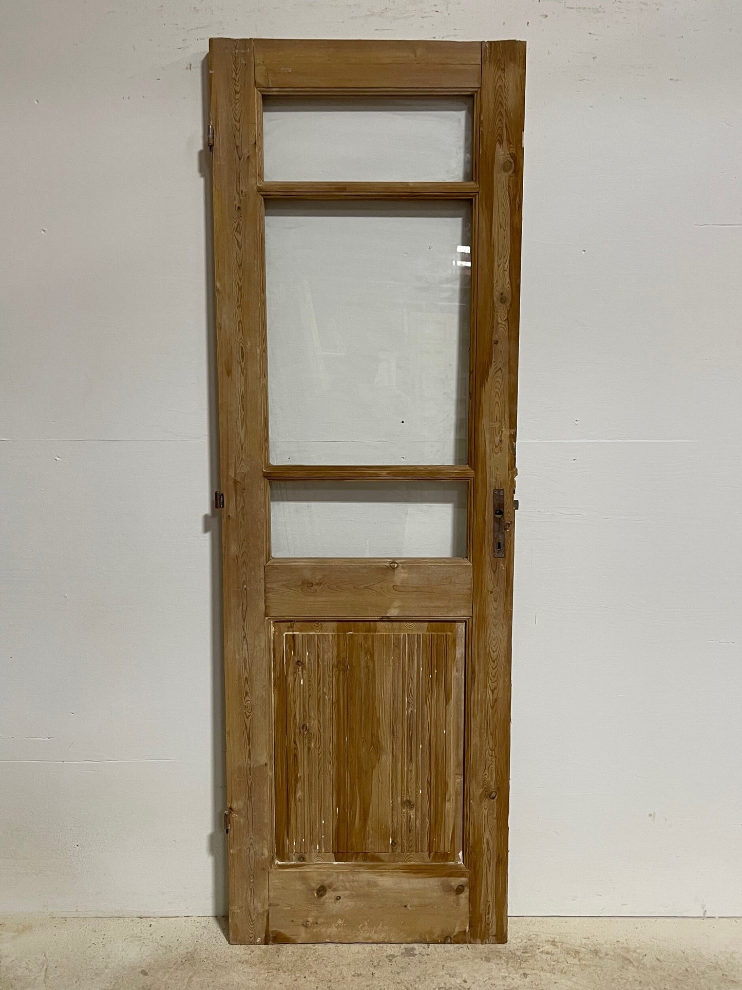 Antique French panel door (81.75x26.75) G1549s
