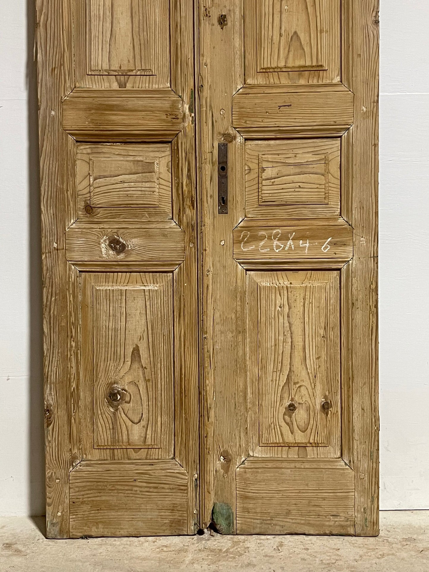 Antique French panel doors (89.75x36.25) I114