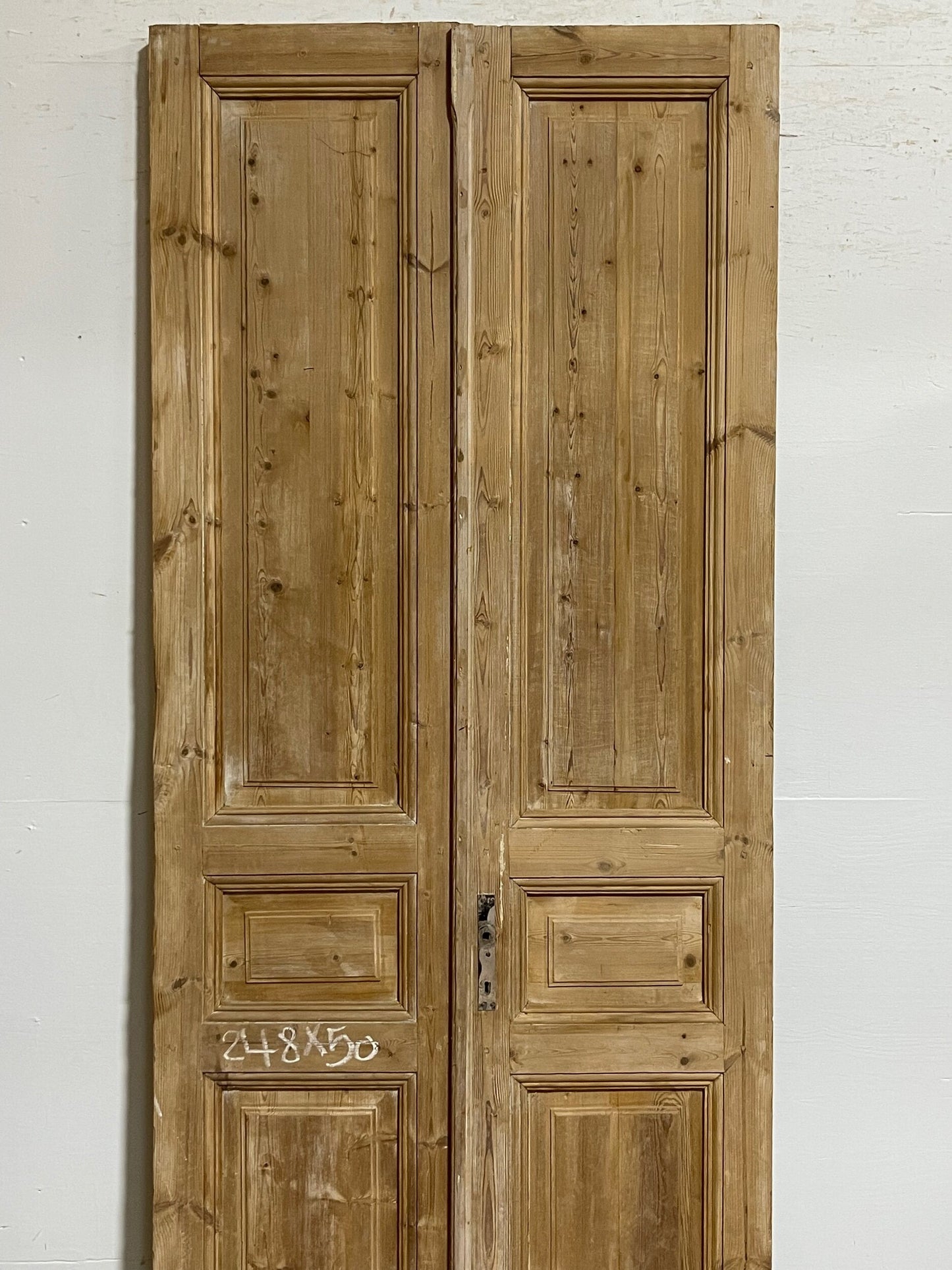 Antique French panel doors (97.75x40) I170