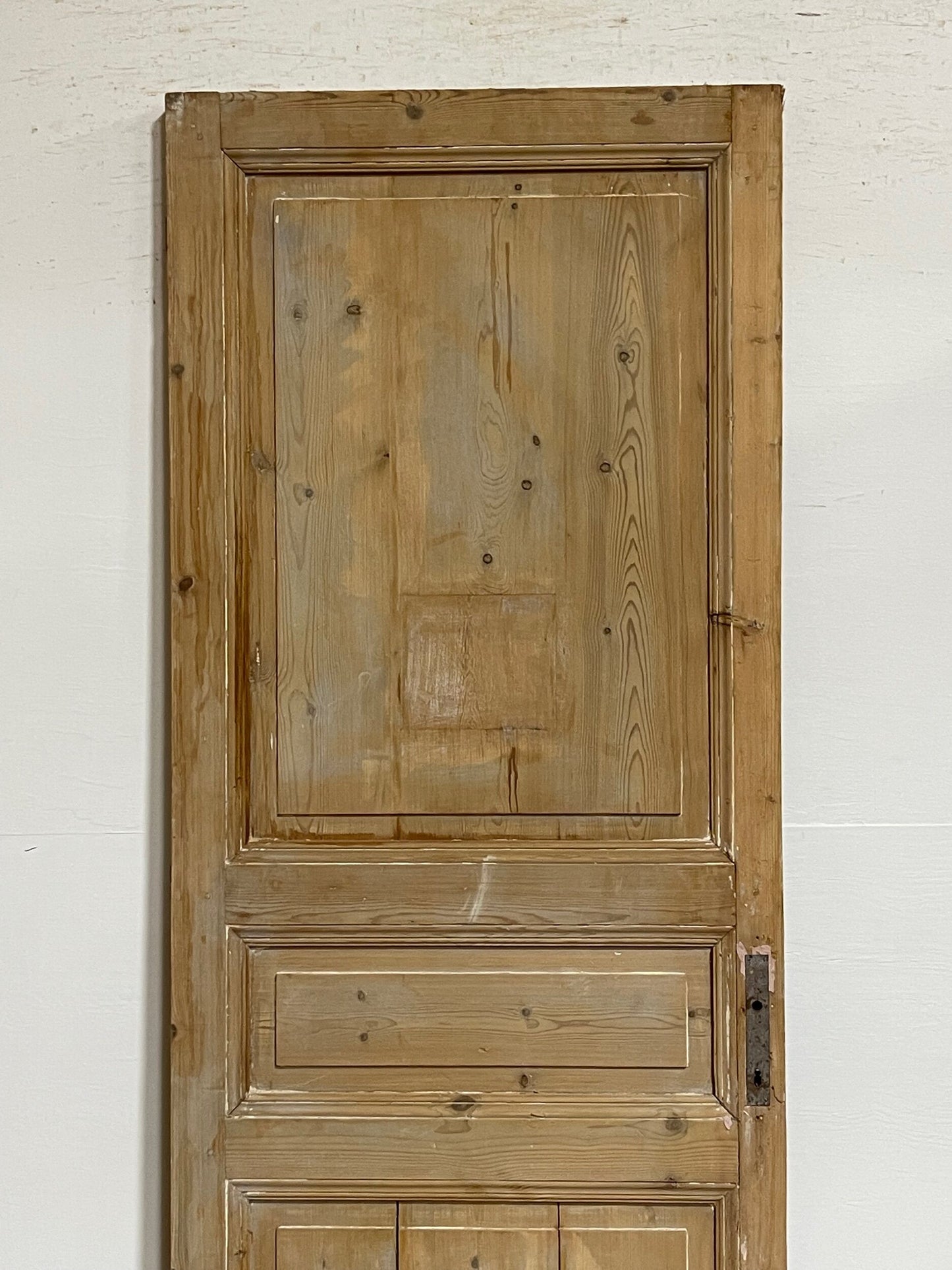 Antique French panel door (87.25x32.25) I203b