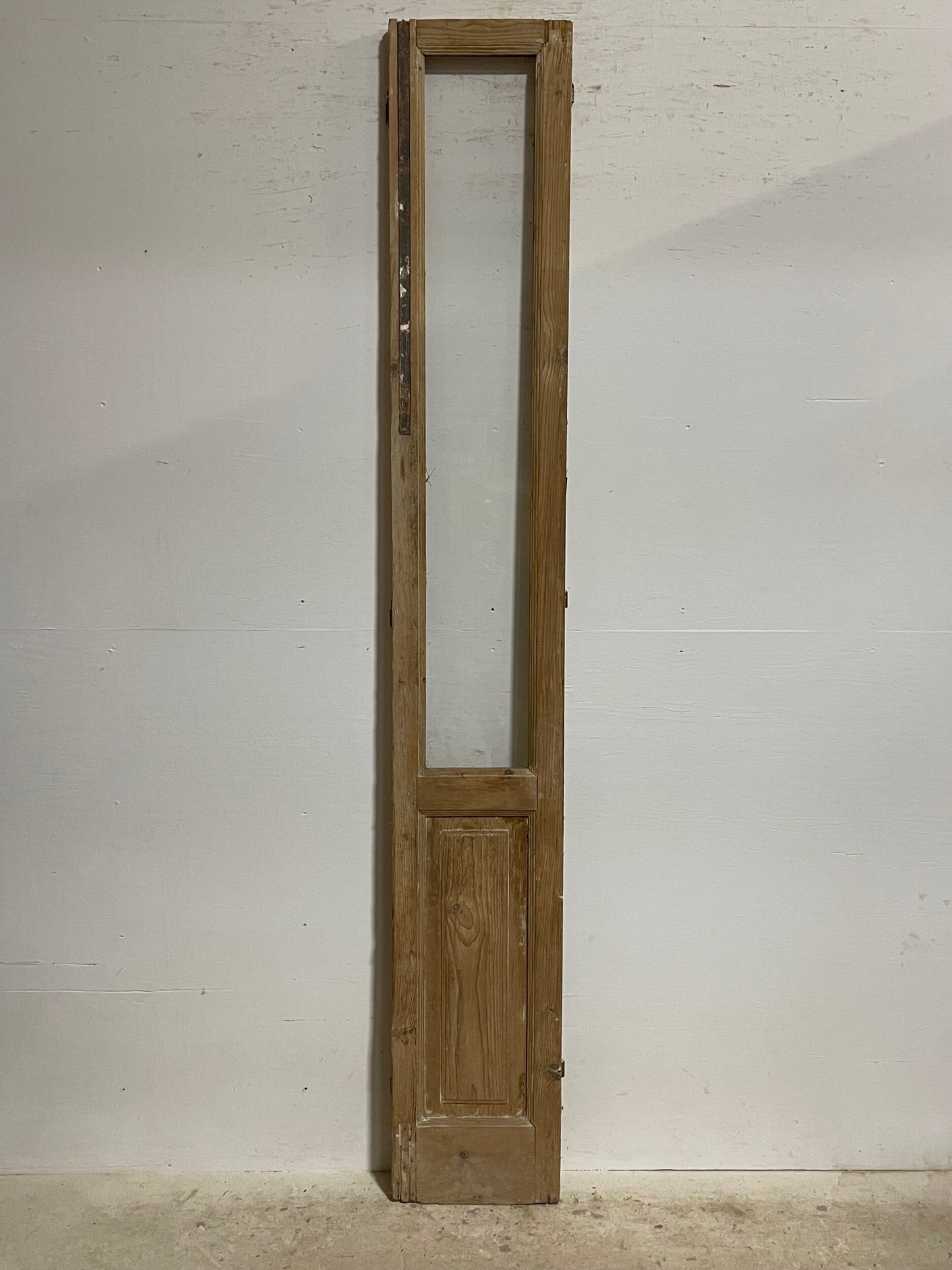 Antique French door with glass (95.5x14.25) H0270s