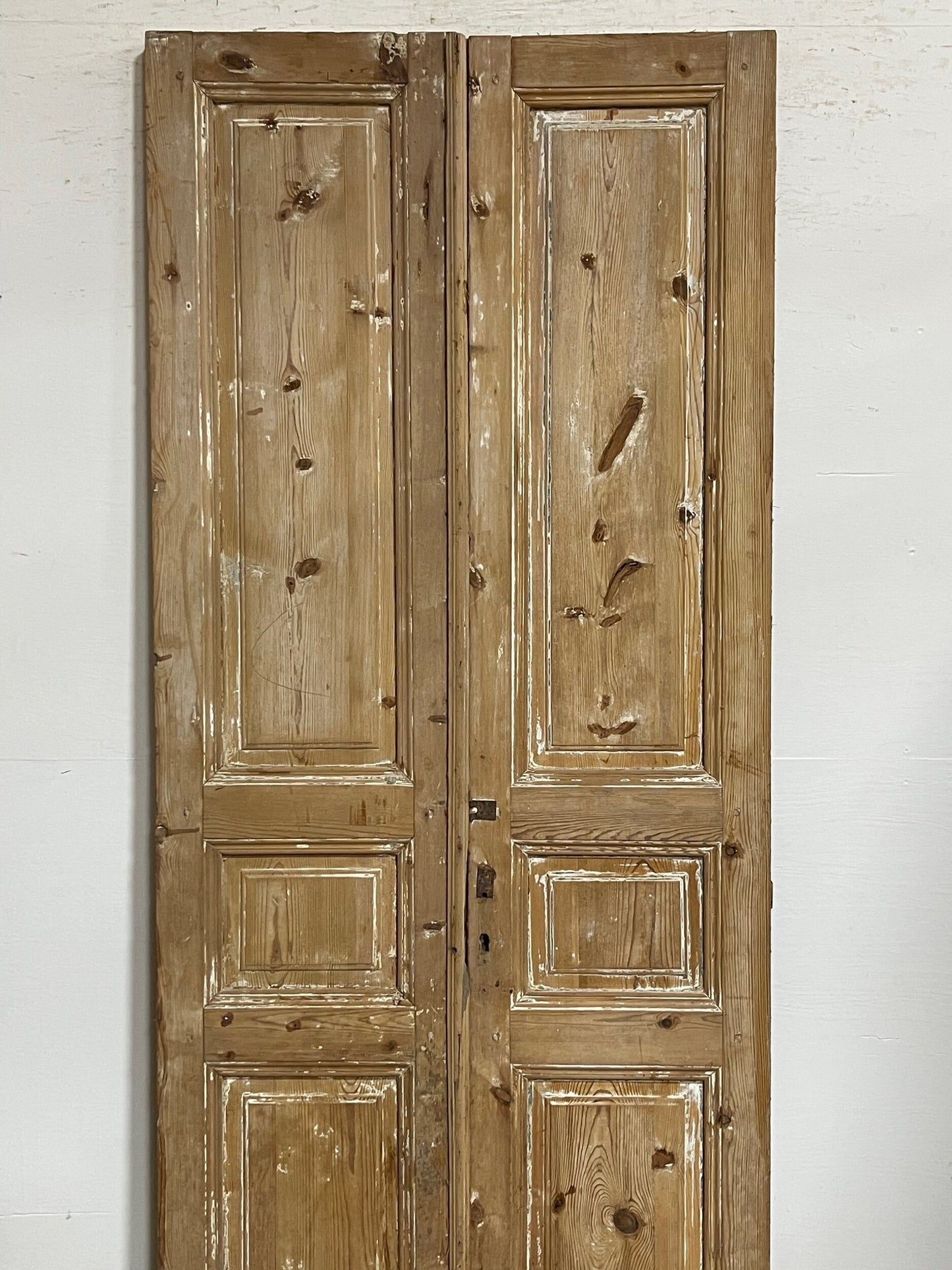 Antique French panel doors (95x39.75) I177