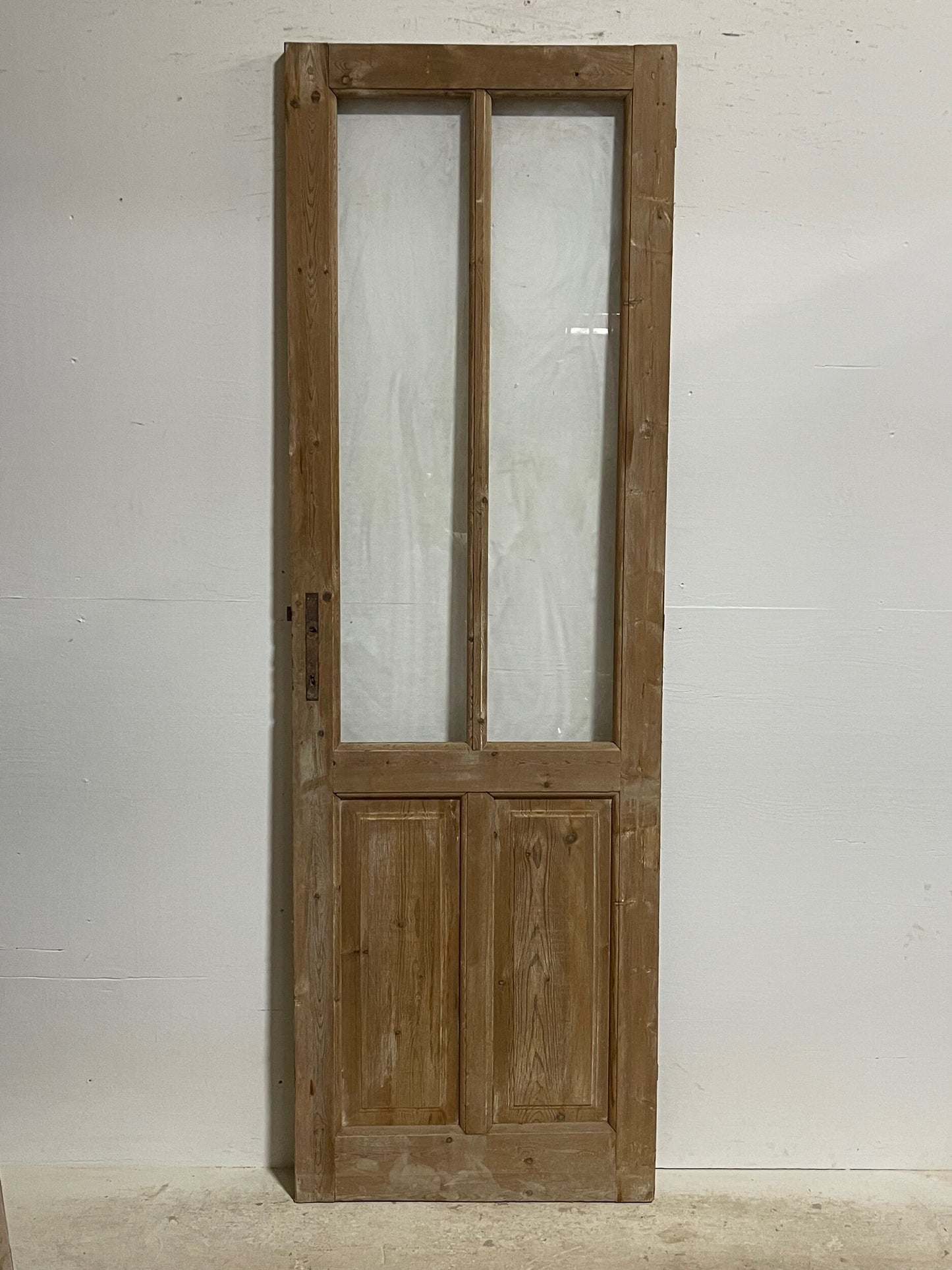 Antique French doors with glass (90.25x29.5) H0185s