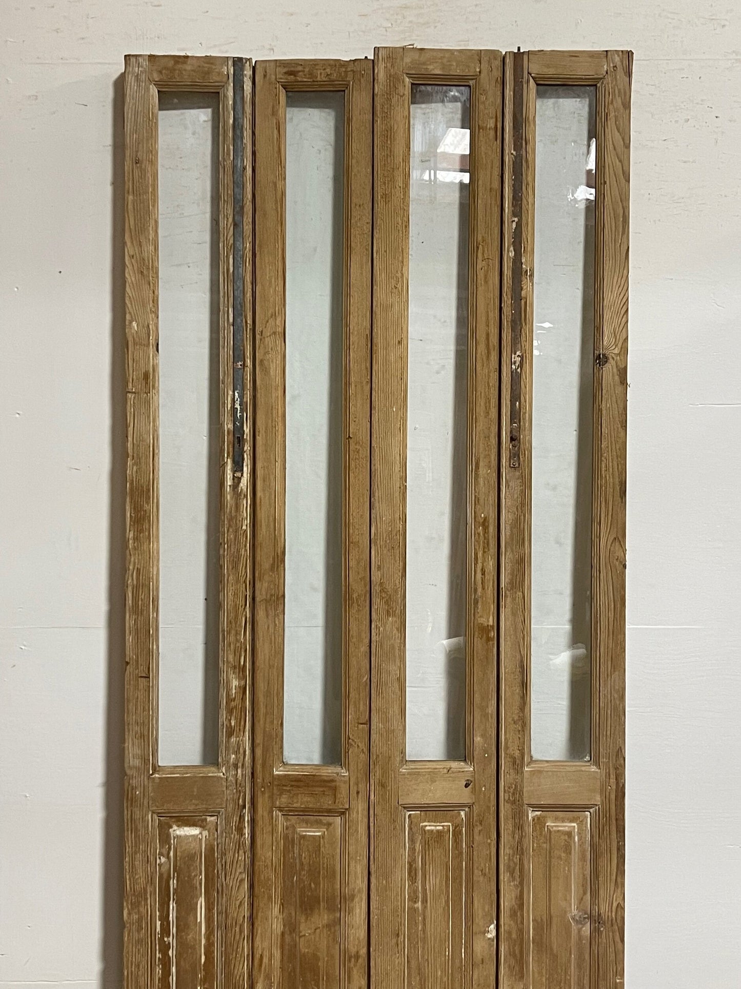 Antique French doors with glass (96.5x42) H0245s