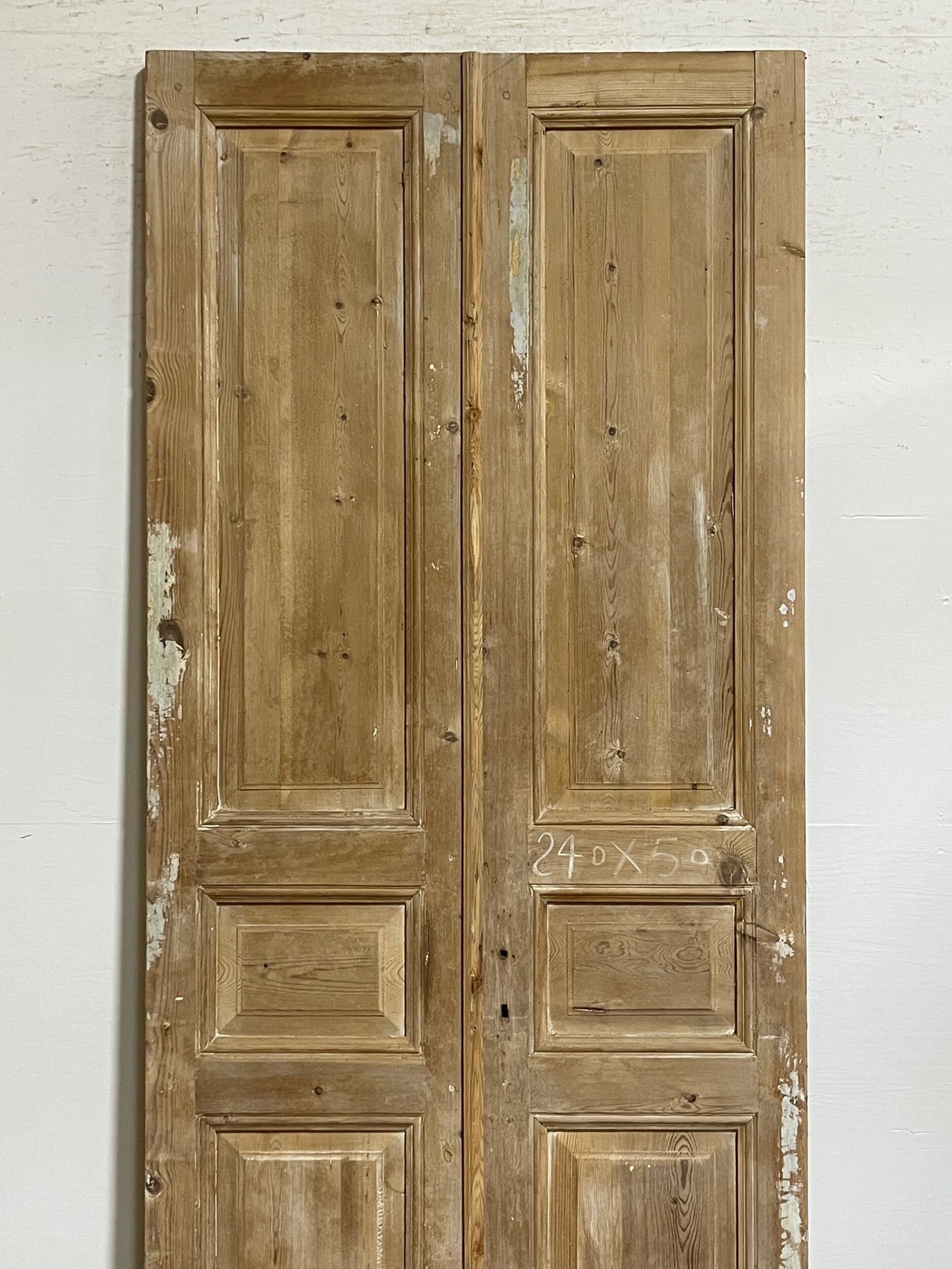 Antique French panel doors (94.5x39.25) I184