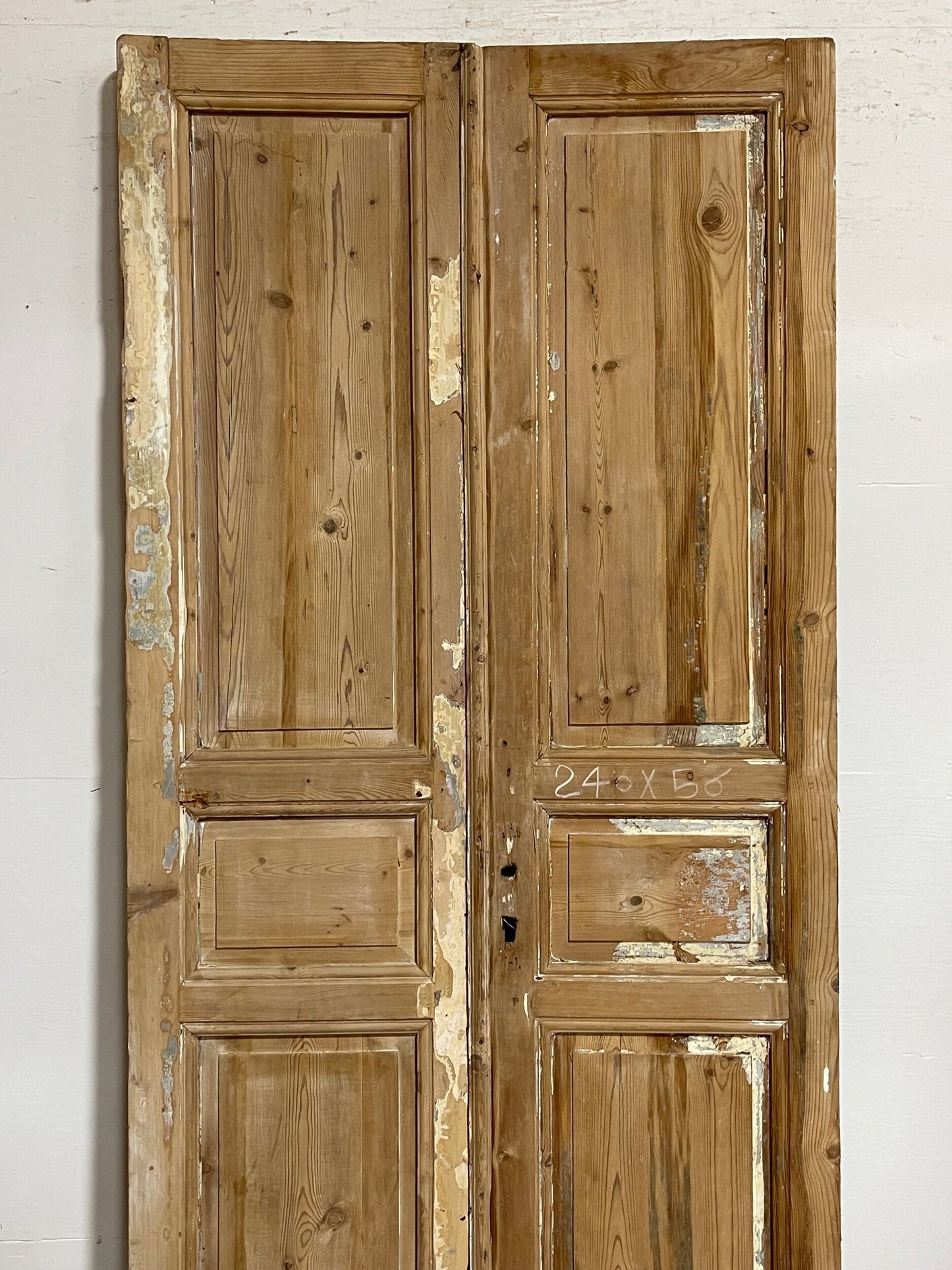 Antique French panel doors (94 x 43.75) I096