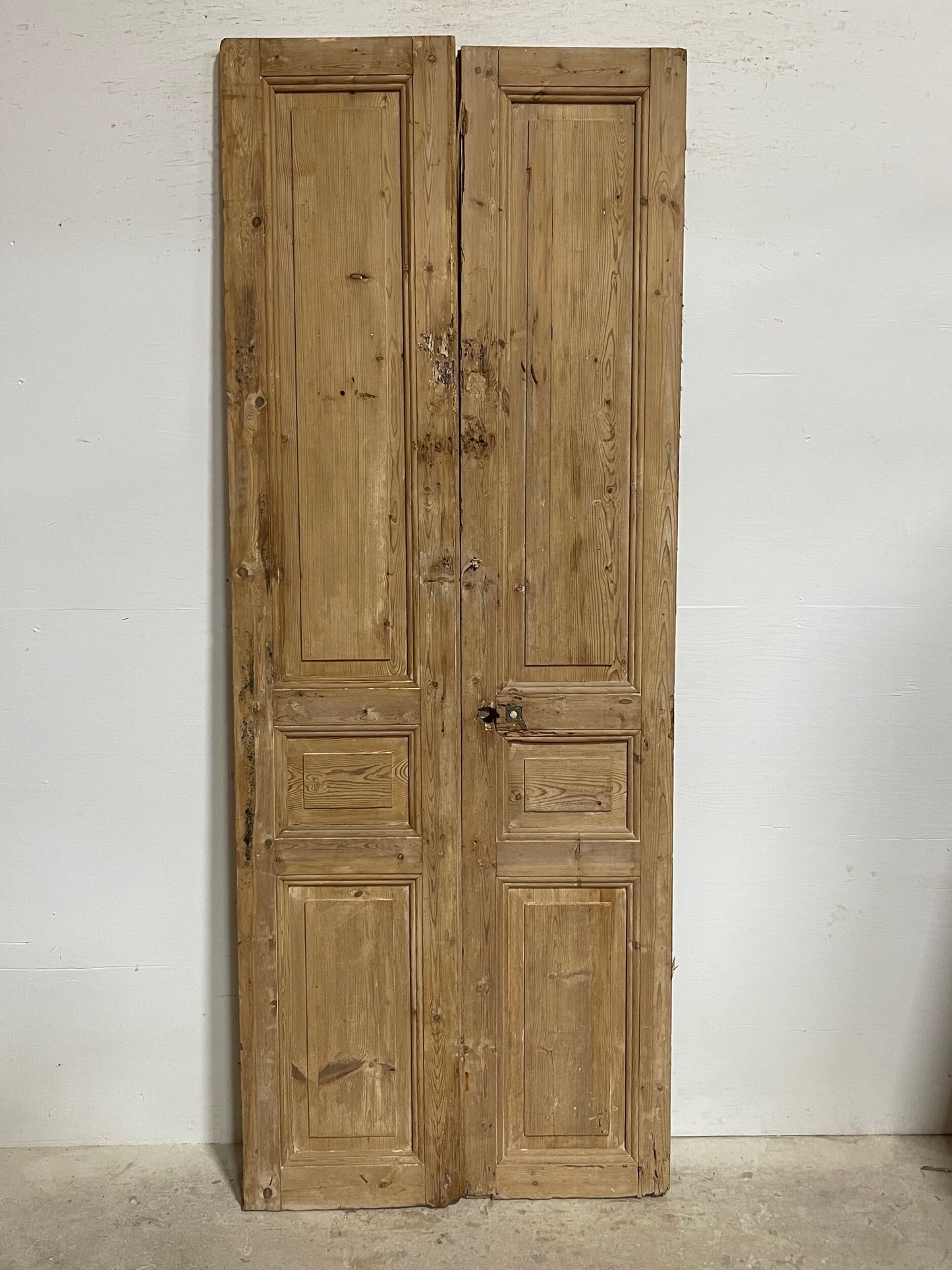 Antique French panel doors (91.5x35.5) I110