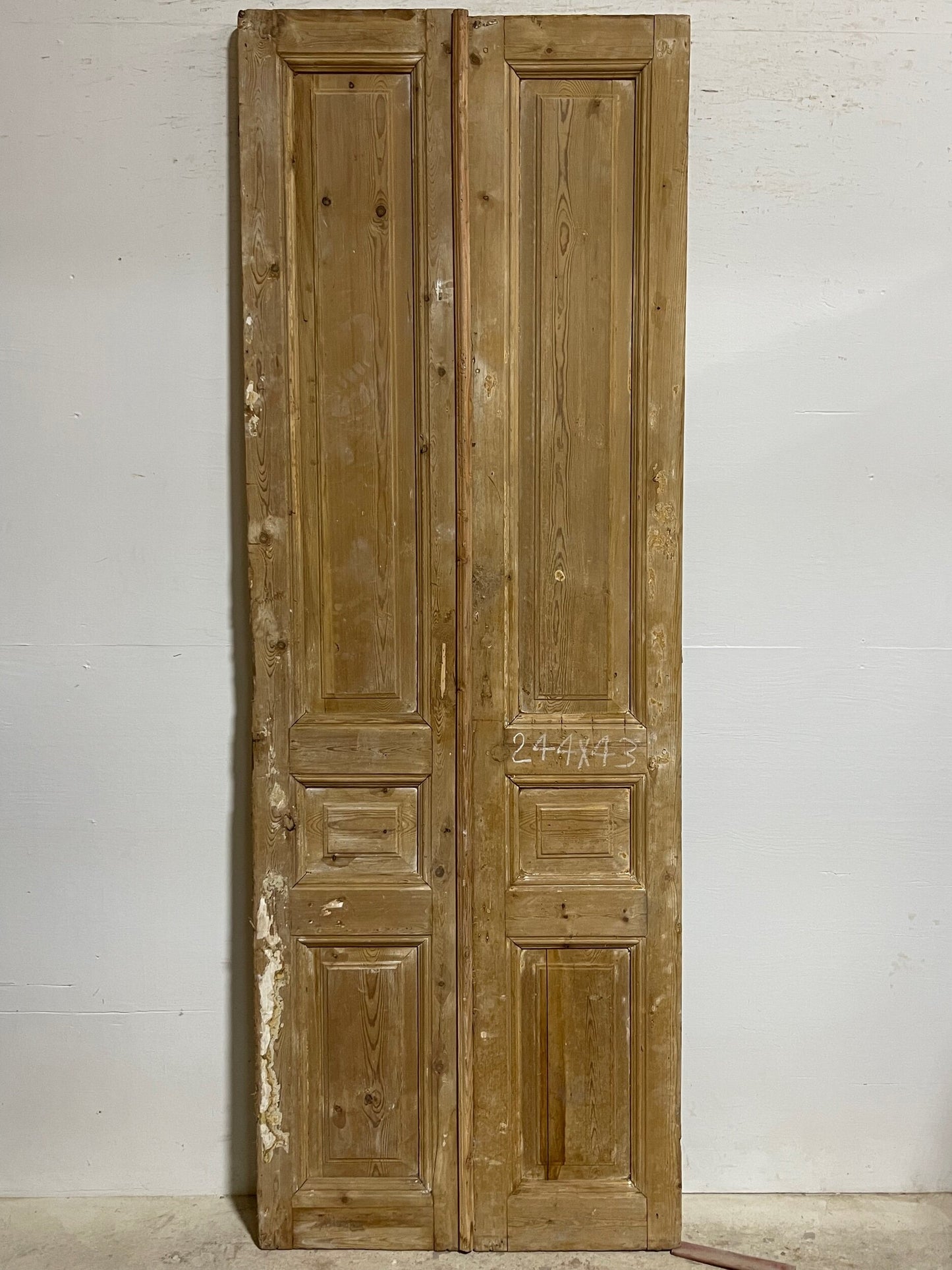 Antique French panel doors (96.5x34.25) I159