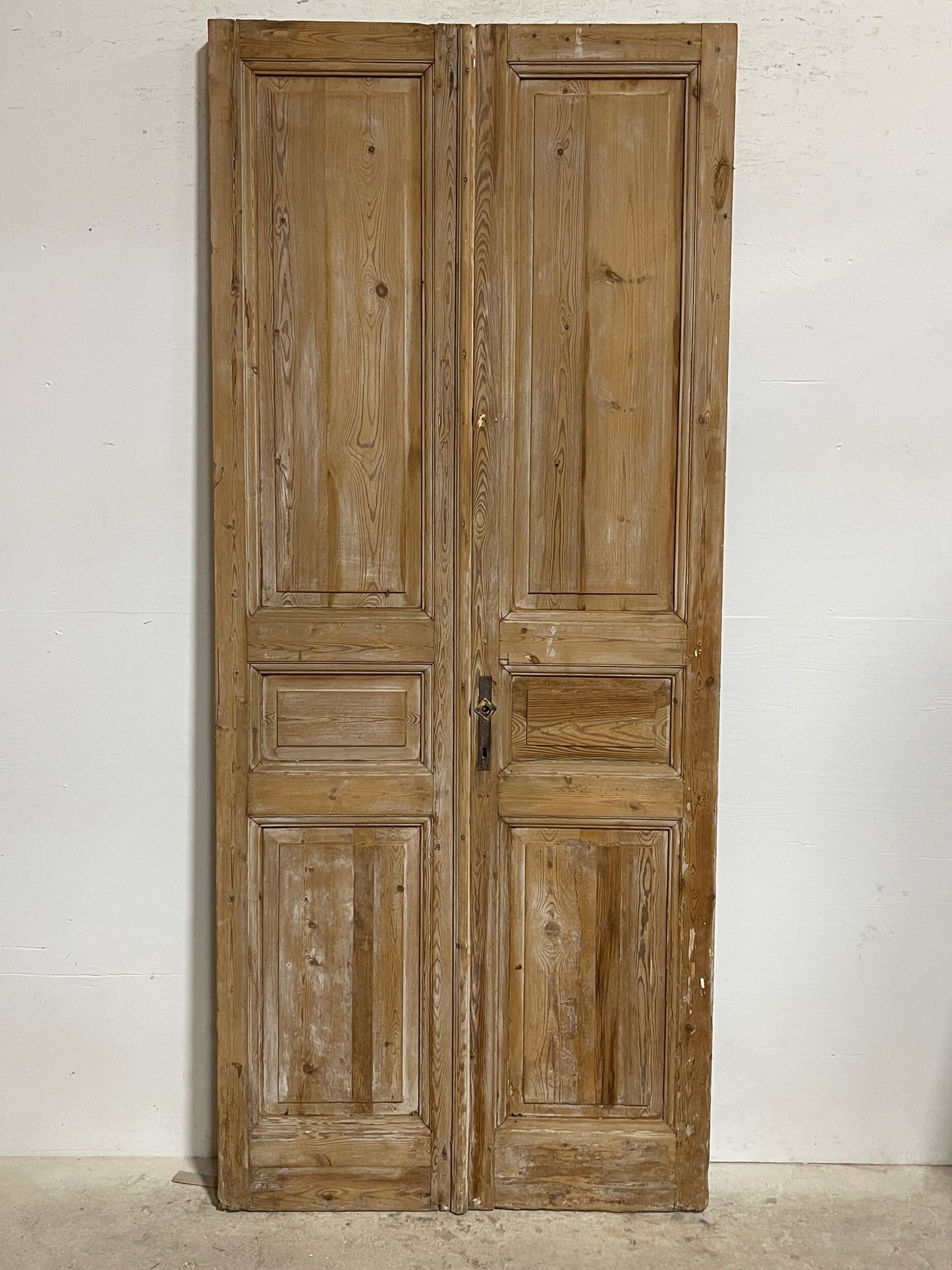 Antique french panel doors (93 x 40) I101