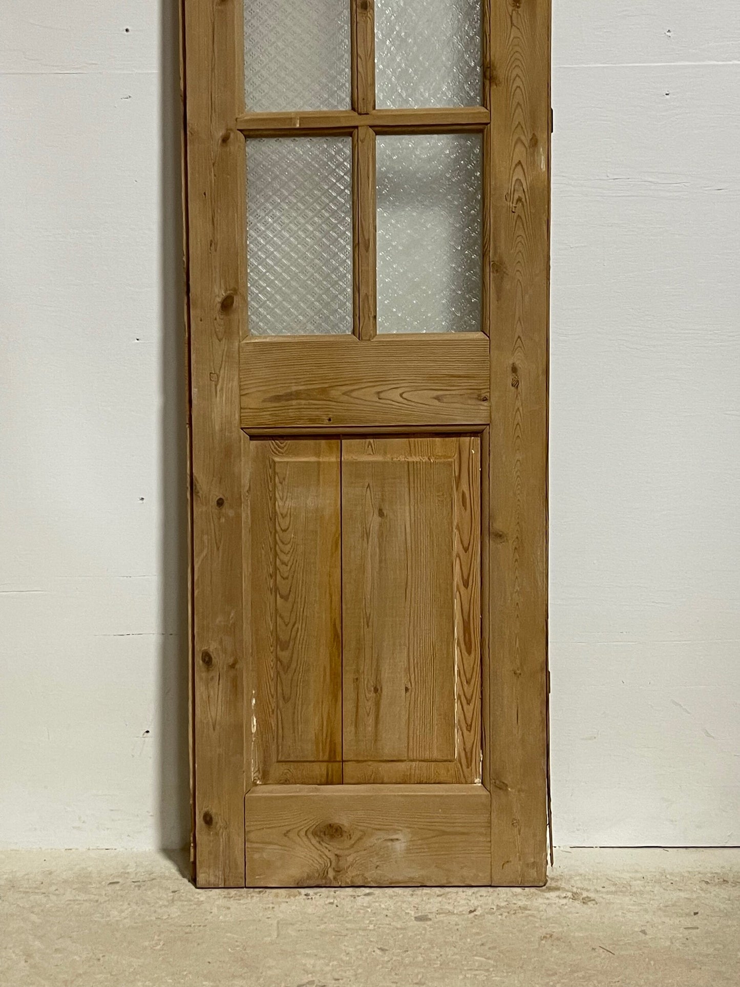 Antique French doors with glass (85x21.25) H0250s
