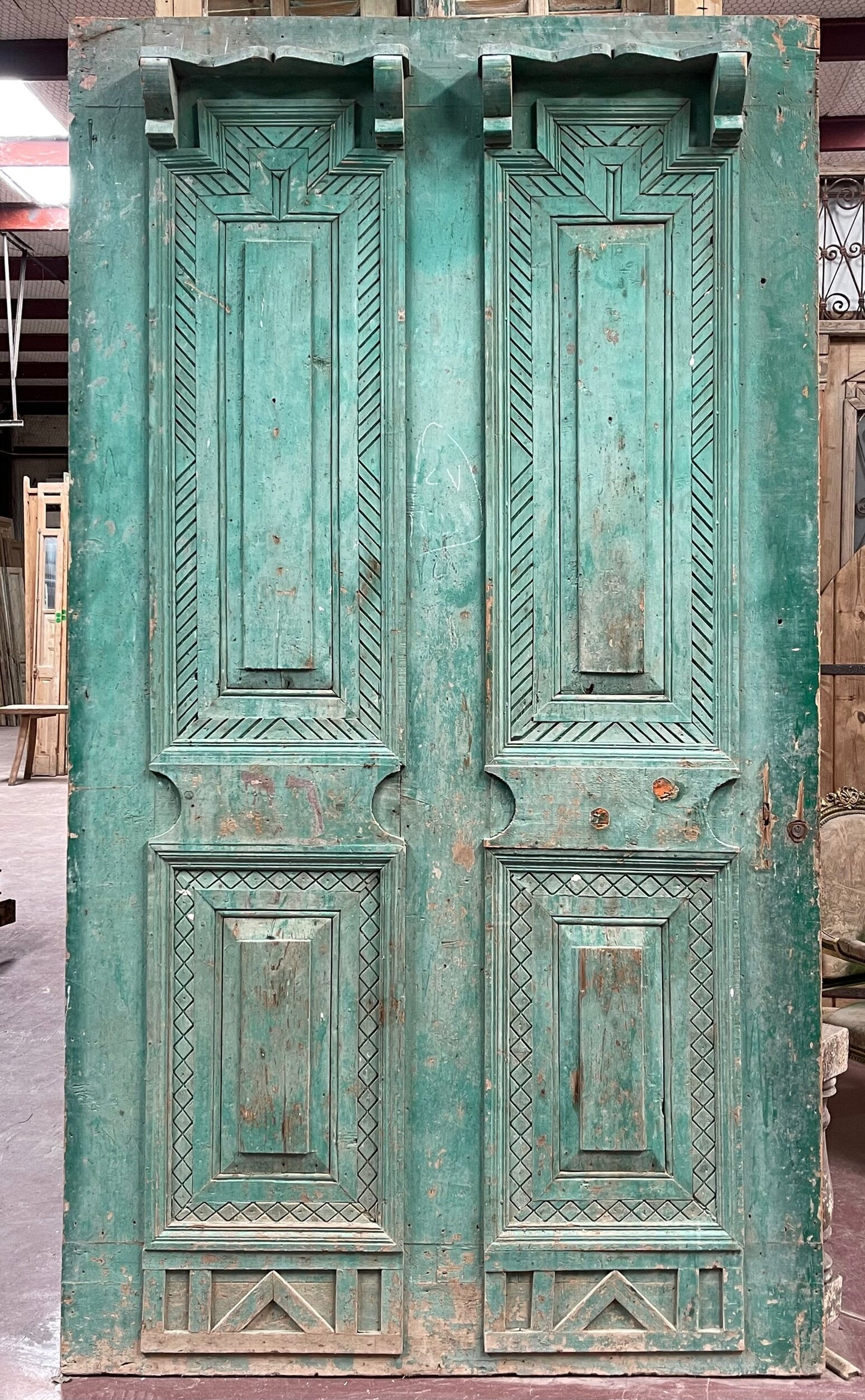 Antique French doors (110x61.5) H0298s