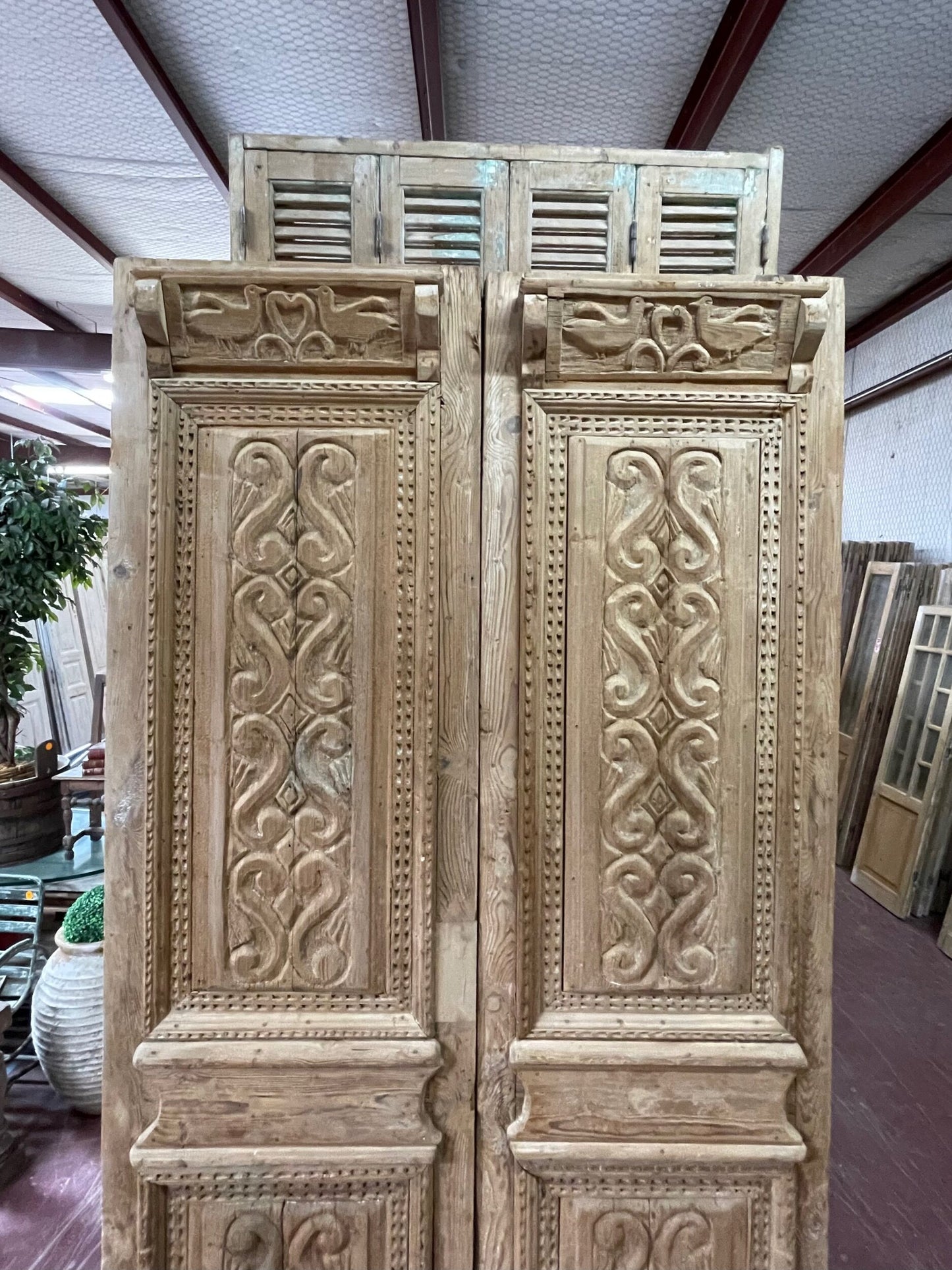 Antique French panel door (113x64.5) E0551g