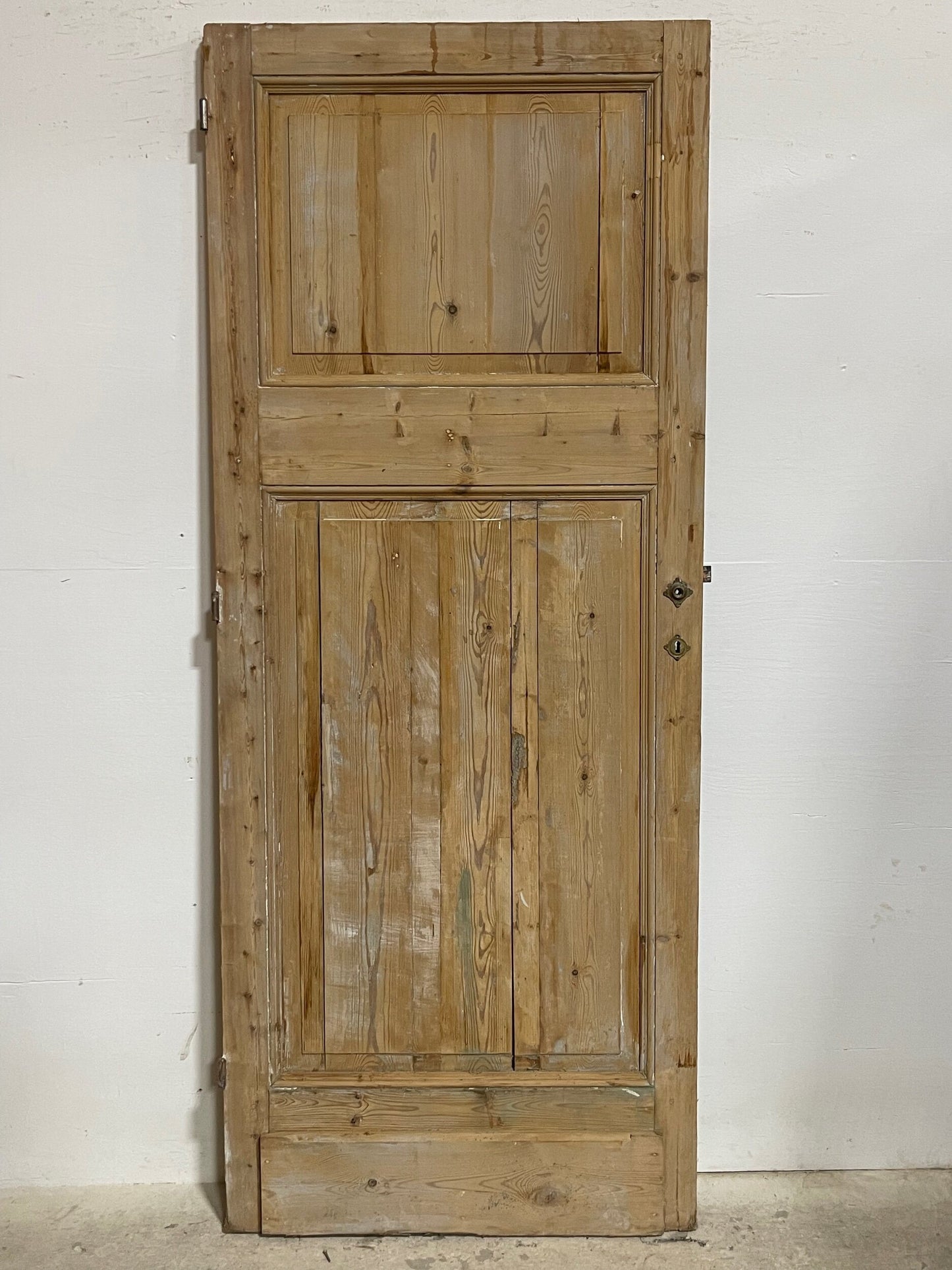 Antique French panel door (85x34.25) I200
