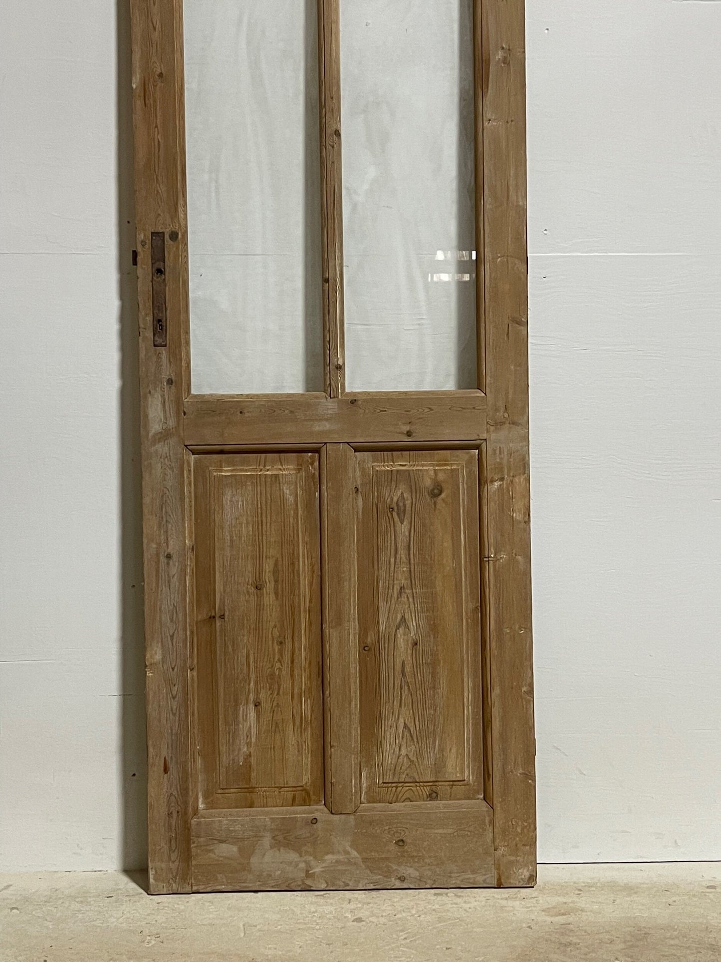 Antique French doors with glass (90.25x29.5) H0185s
