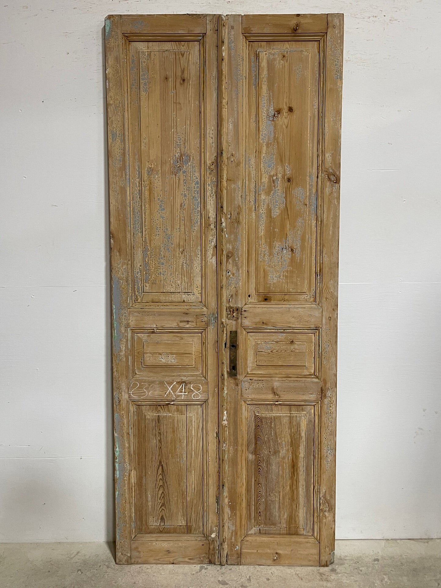 Antique French panel doors (91.25 x 38) I092