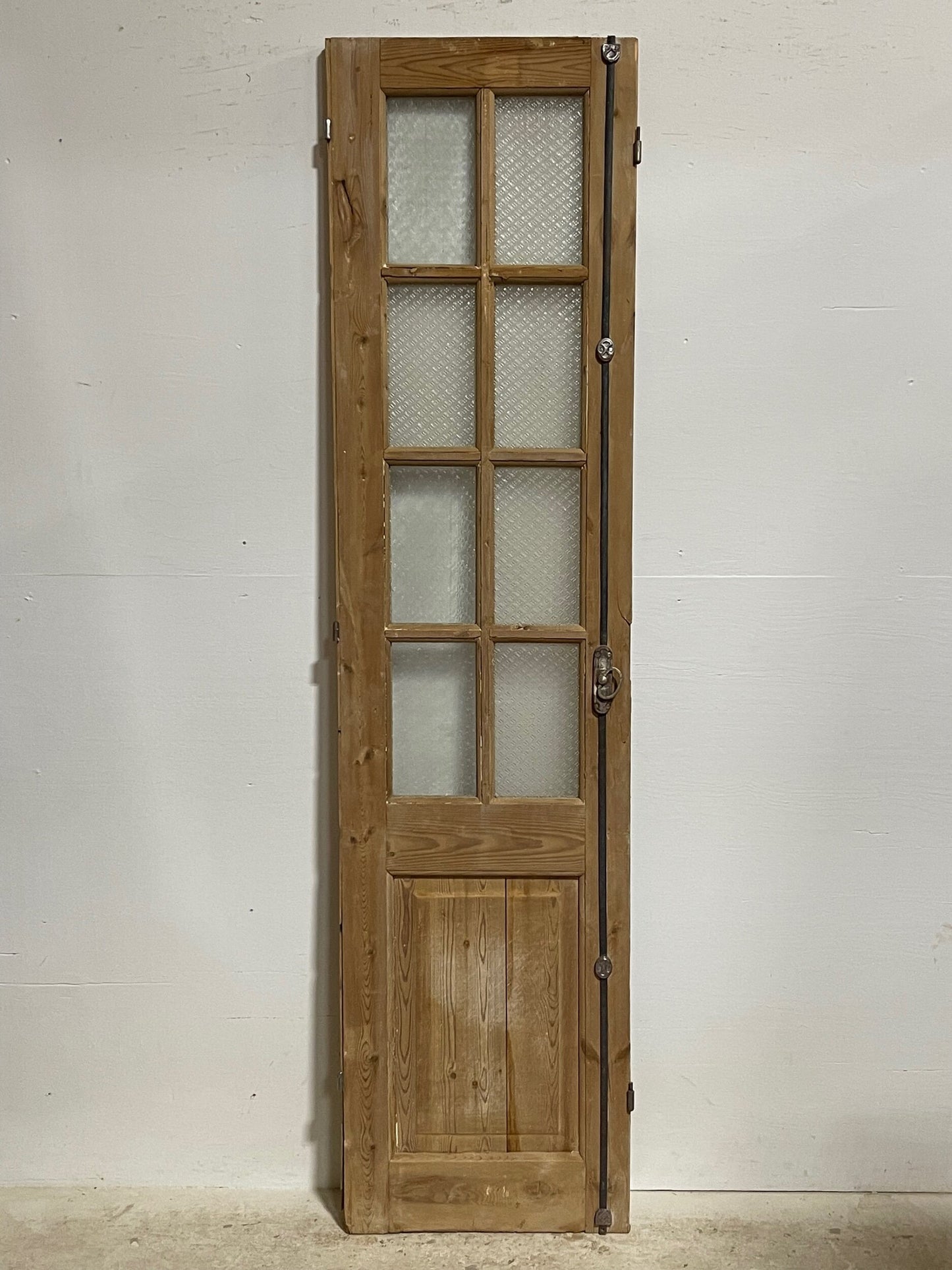Antique French doors with glass (85x21.25) H0250s