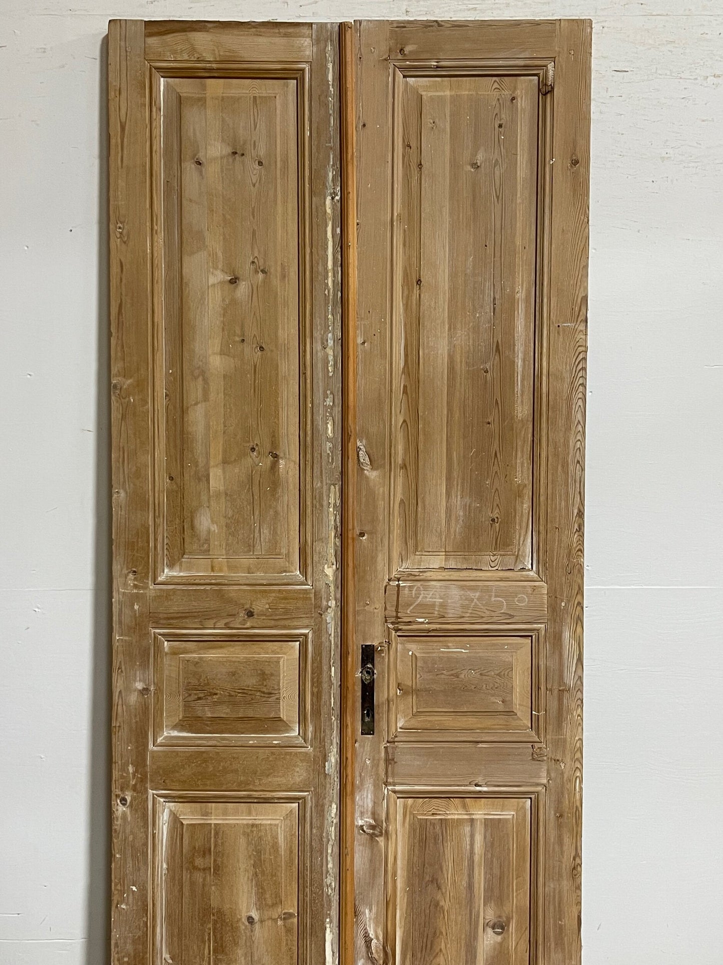 Antique French panel doors (95x39) I145