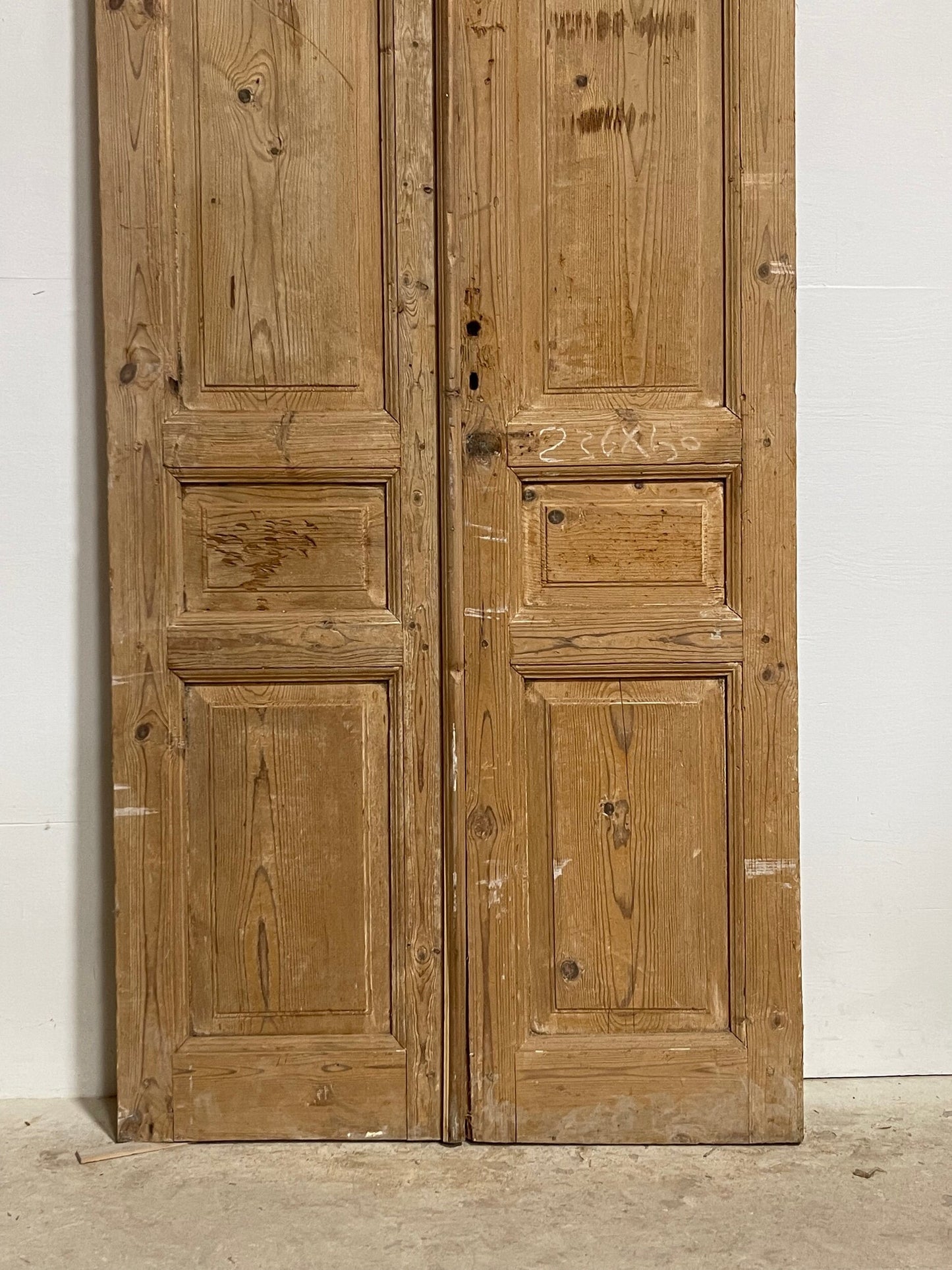 Antique French panel doors (93x38) I118