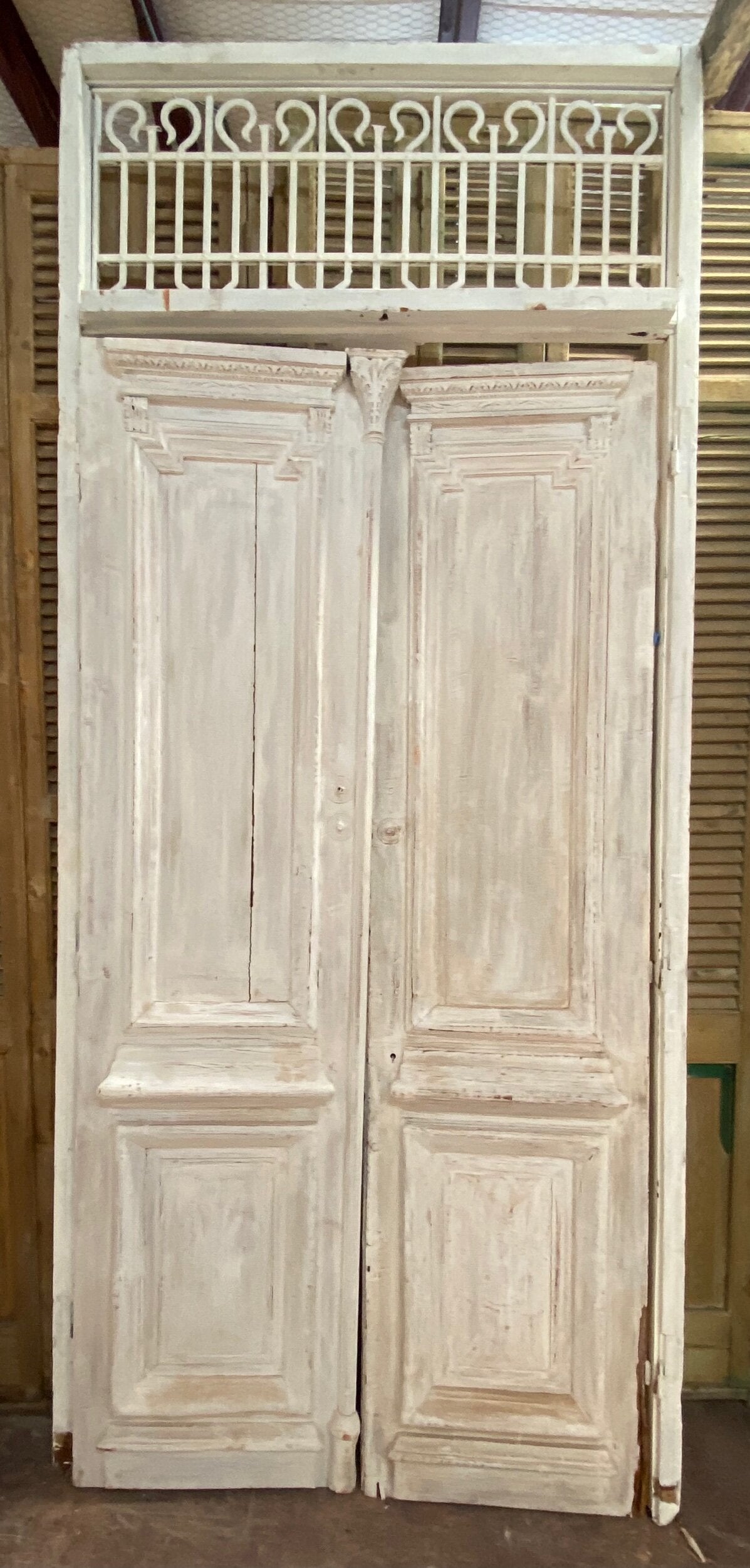 Antique French door (103x50)* D955
