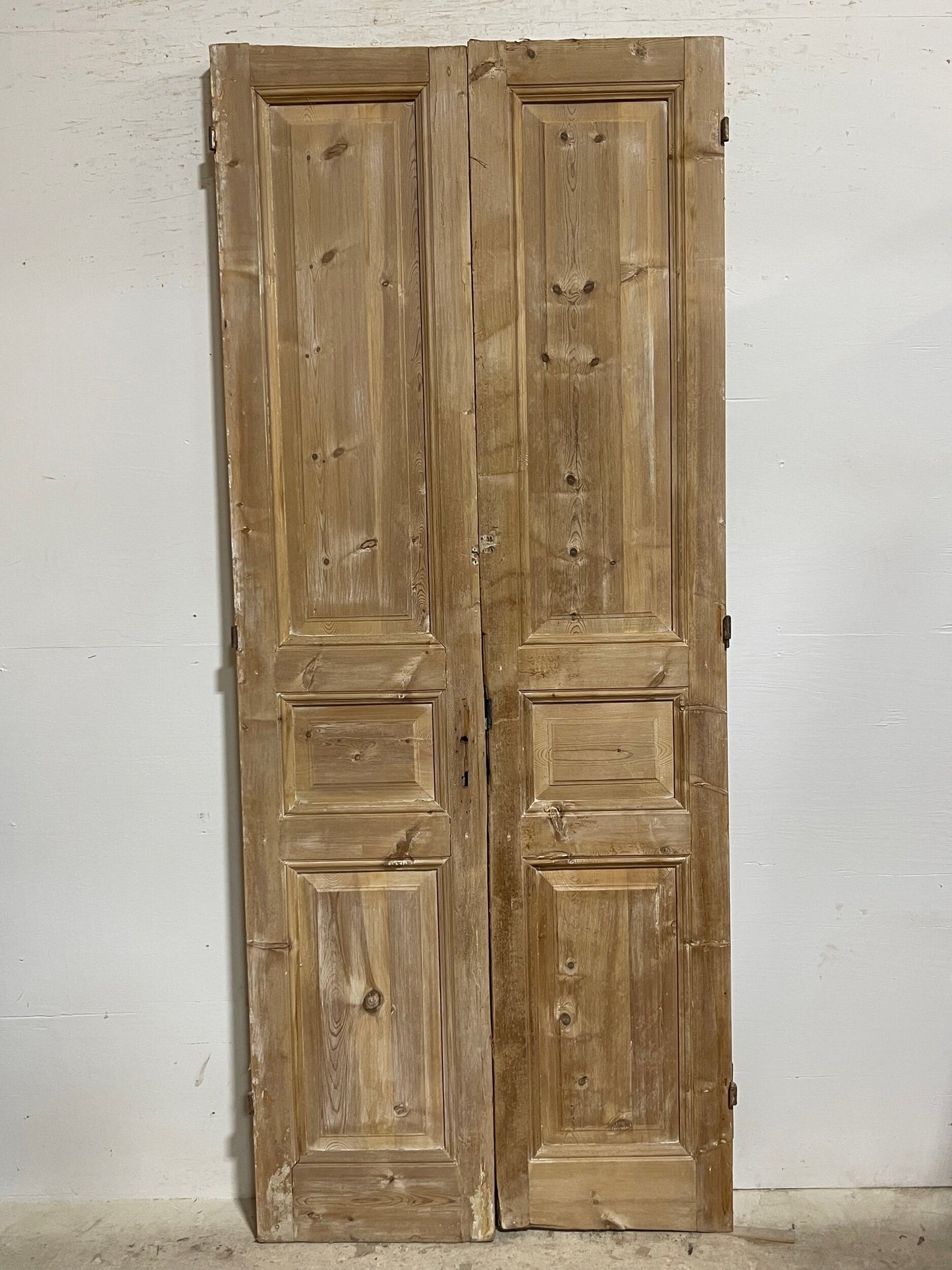 Antique French panel doors (93.75x38.75) I188
