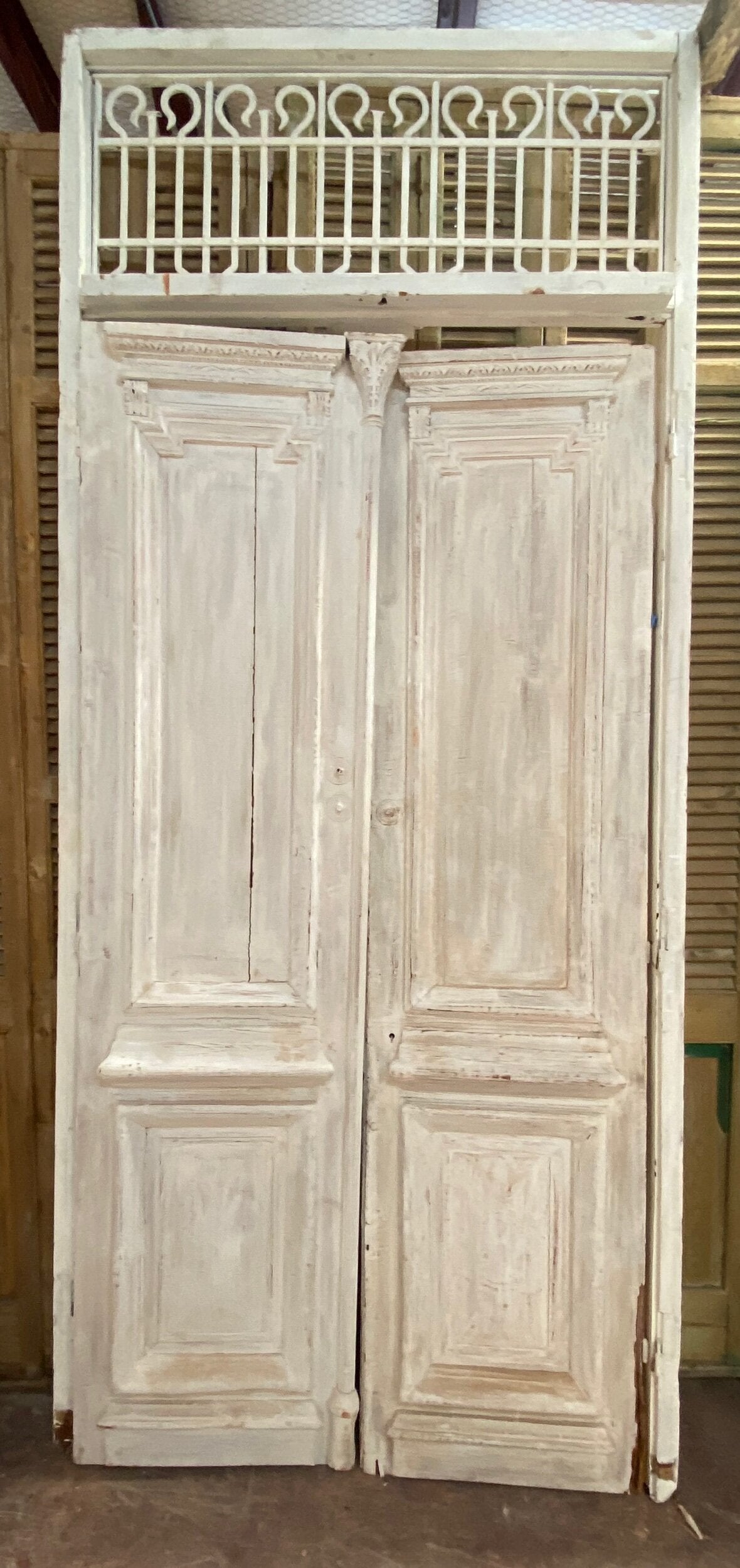Antique French door (103x50)* D955