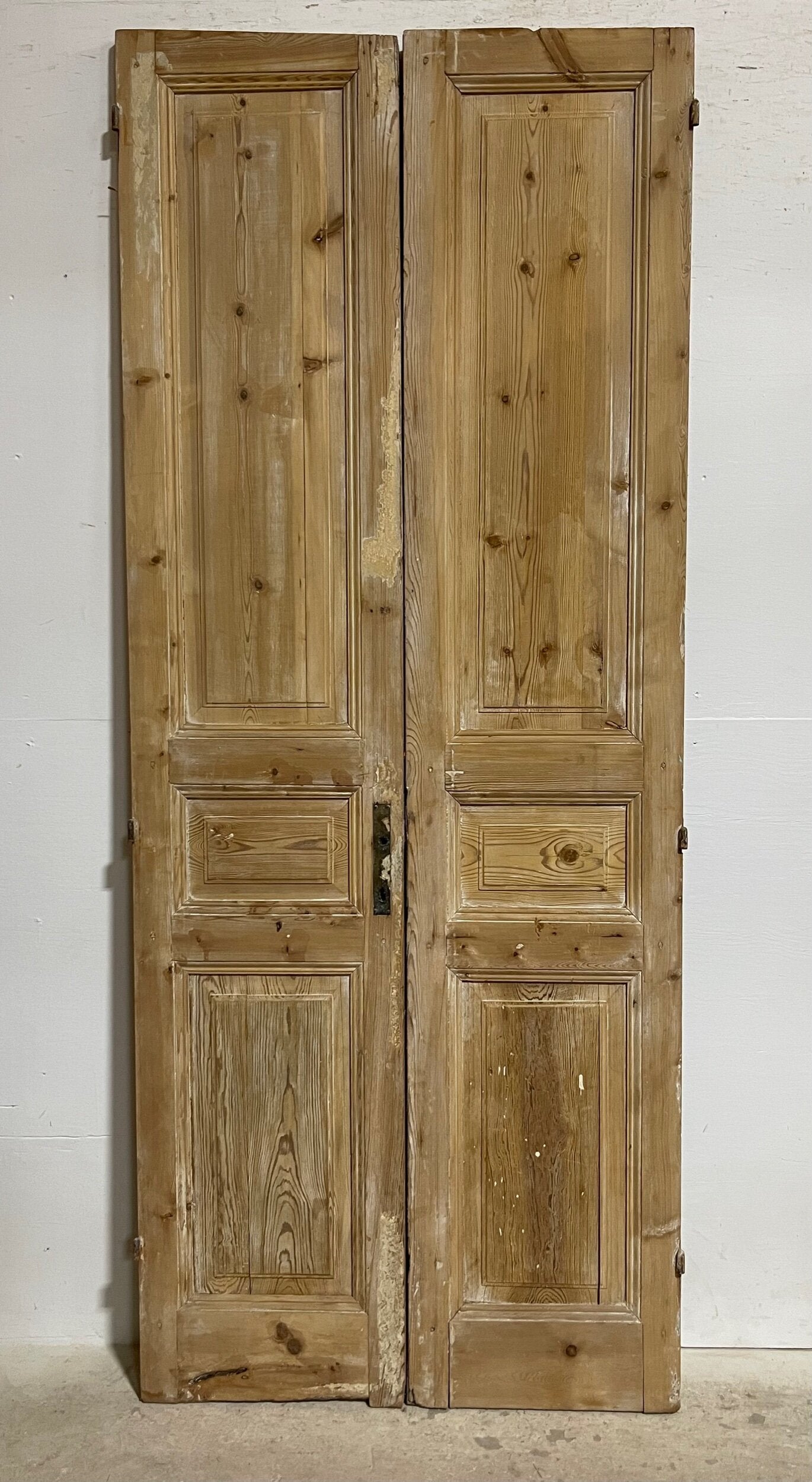 Antique French panel doors (93.5x38) I174